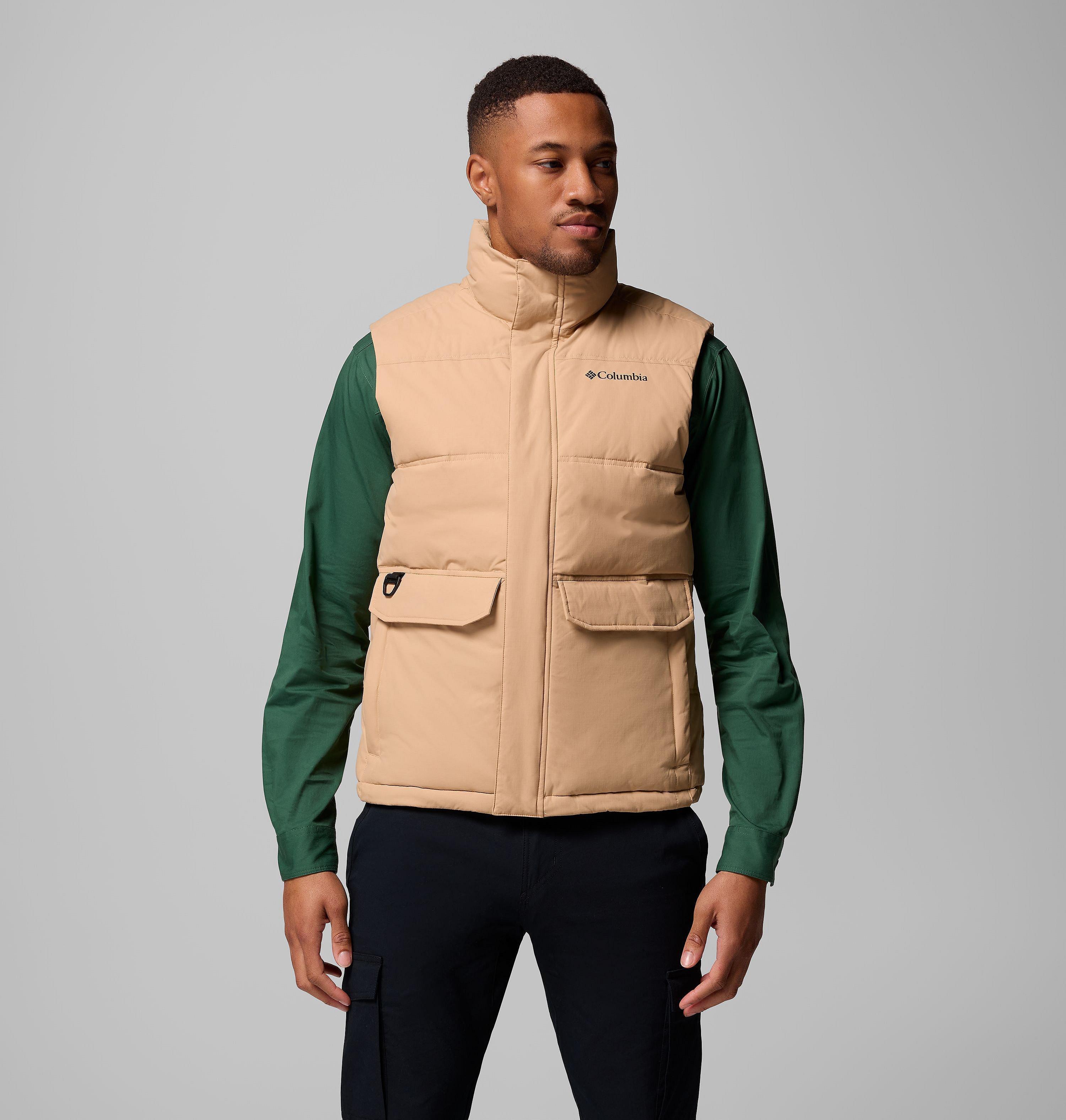 Columbia Sportswear Men's Brown Columbia - Landroamer™ Insulated Puffer Gilet - Canoe Medium