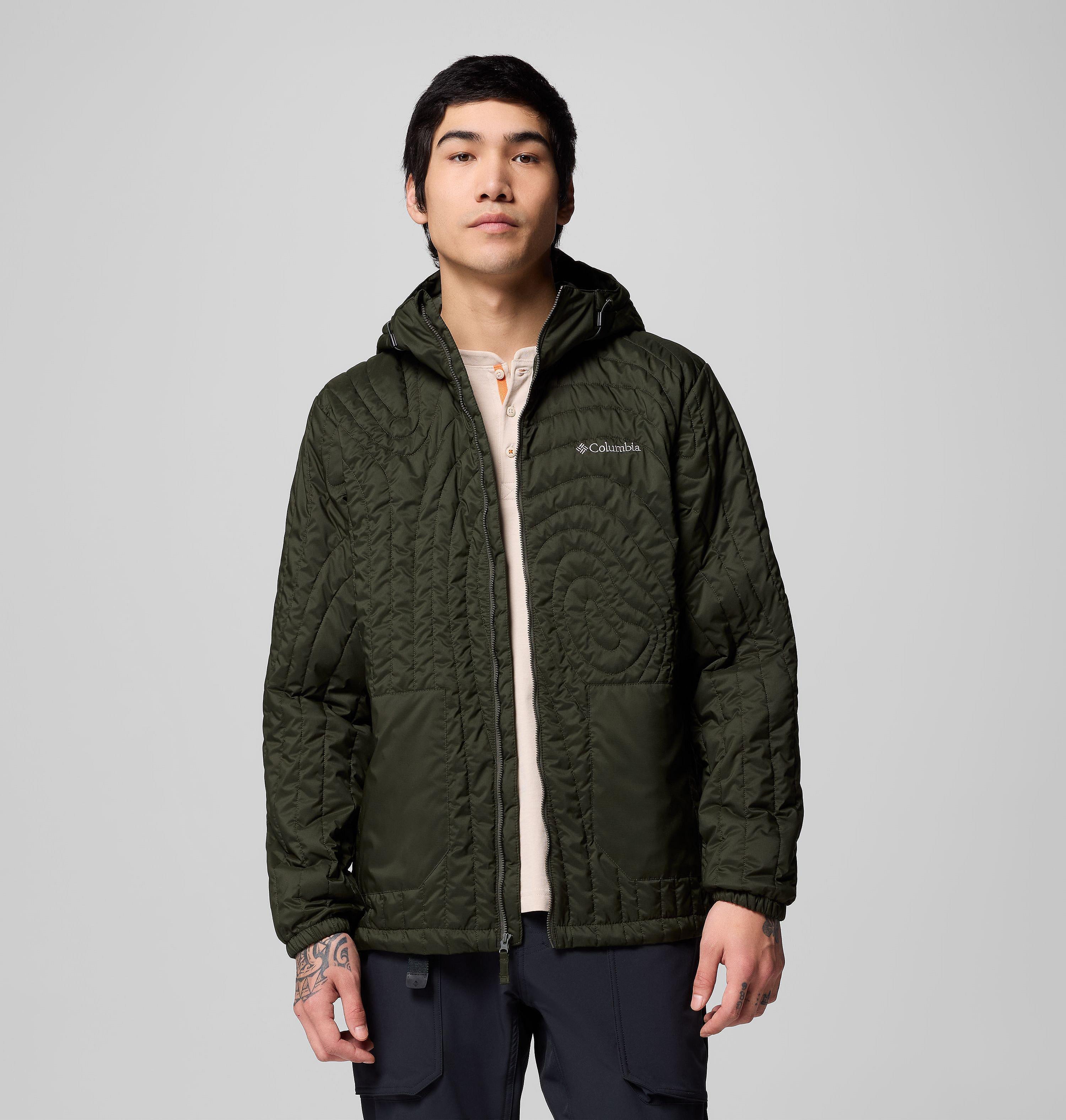 Columbia Men's Landroamer  Quilted Hooded Jacket-