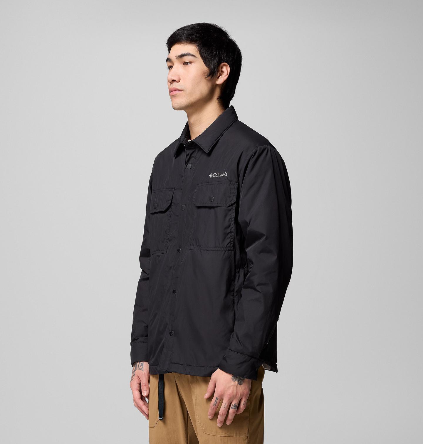 Мужская куртка Columbia Landroamer Shirt Jacket, цвет: Чёрный — фото 3