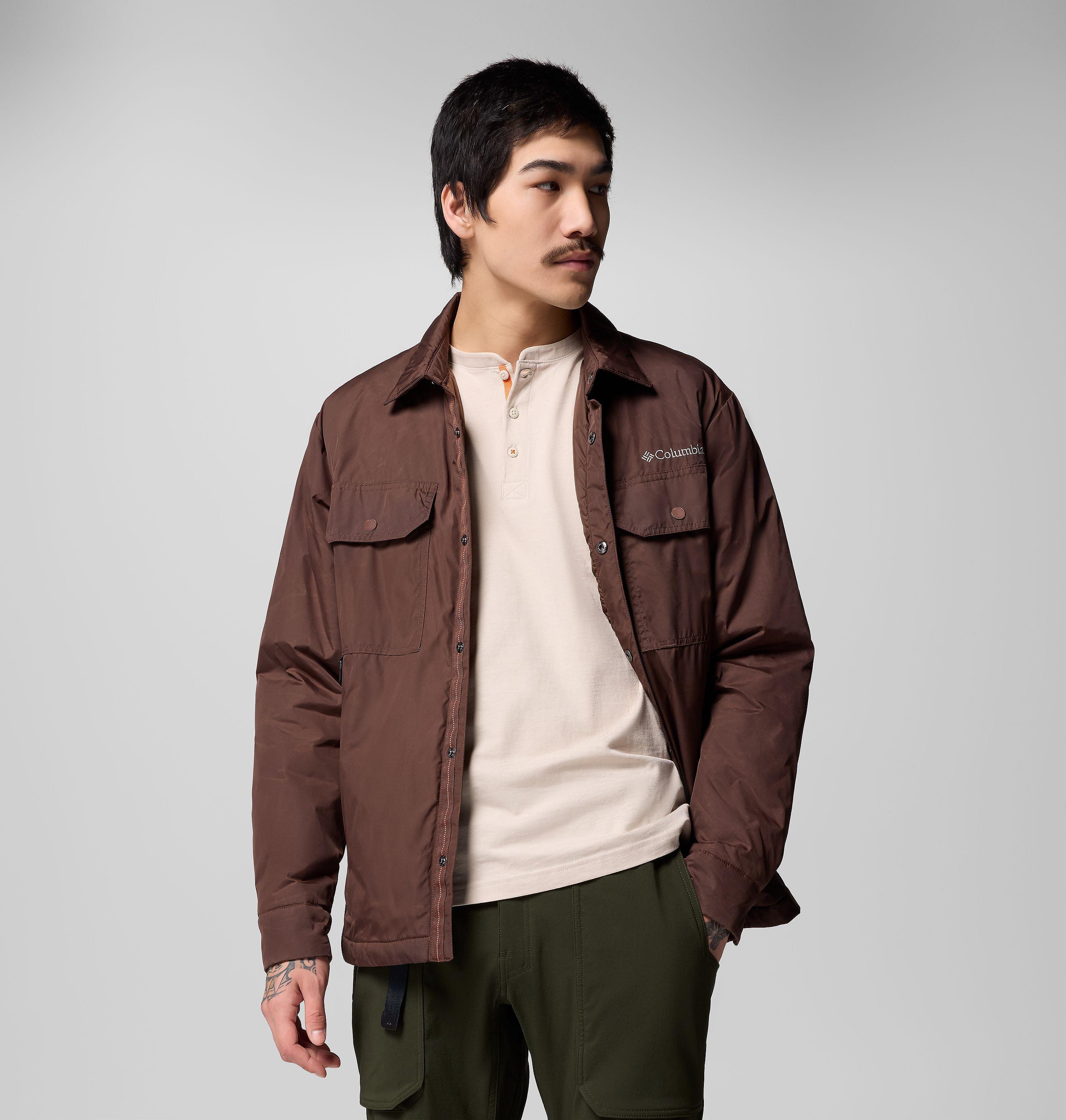 Columbia Sportswear Men's Brown Columbia - Landroamer™ Shirt Jacket - Tobacco Small