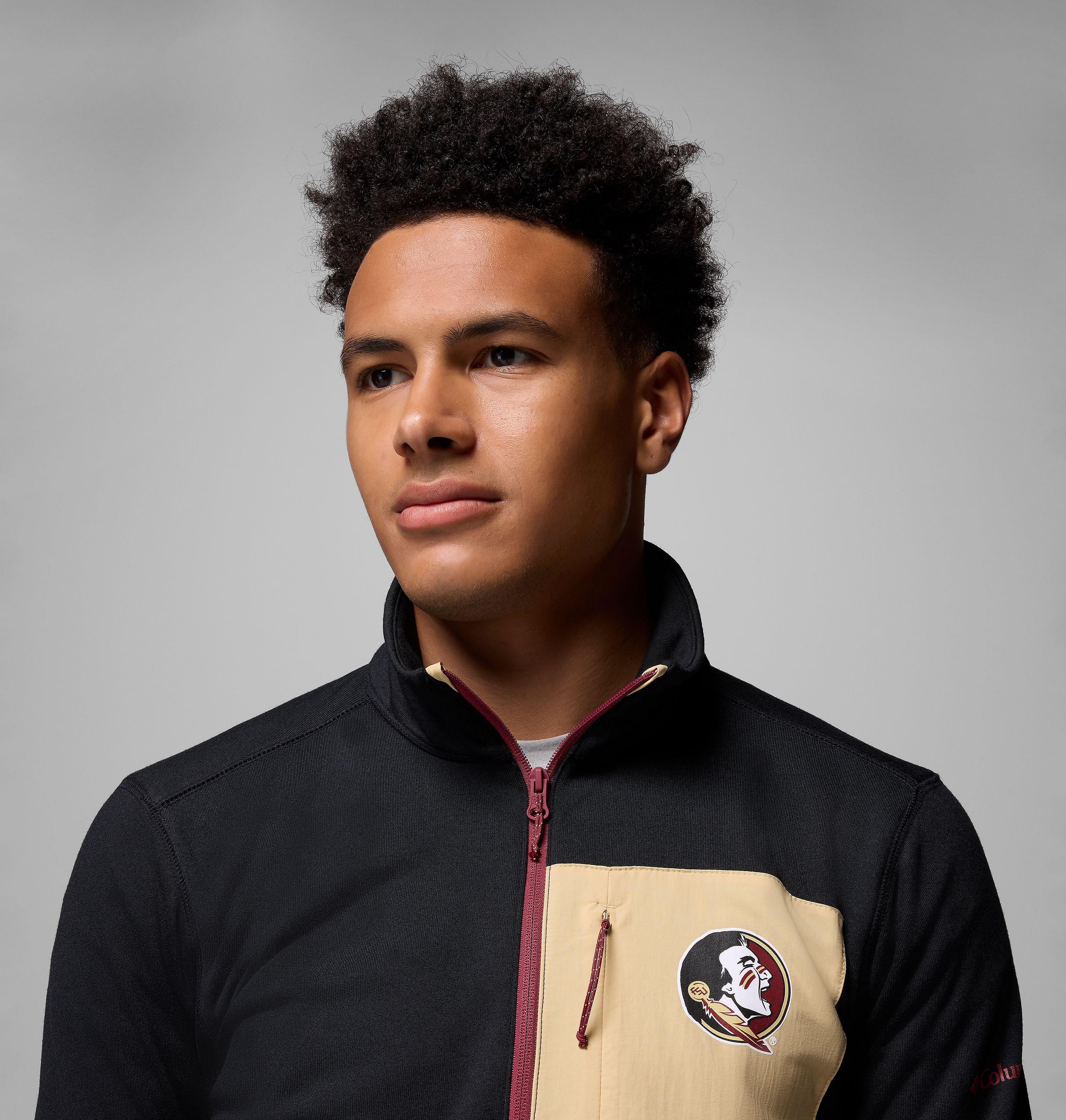 Men's Collegiate Columbia Hike Half Zip Jacket - Florida State 5