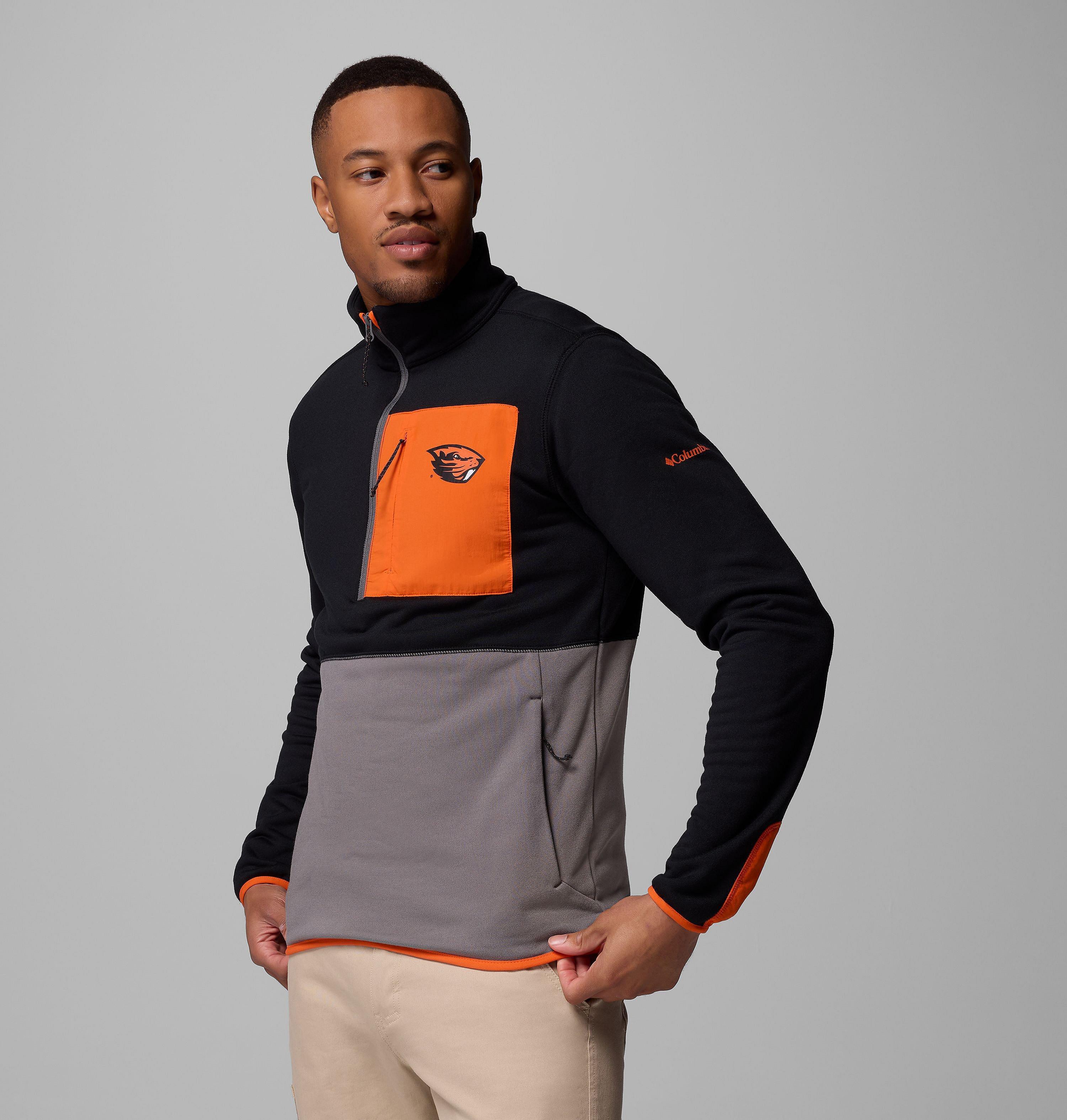 Men's Collegiate Columbia Hike Half Zip Jacket - Oregon State 4