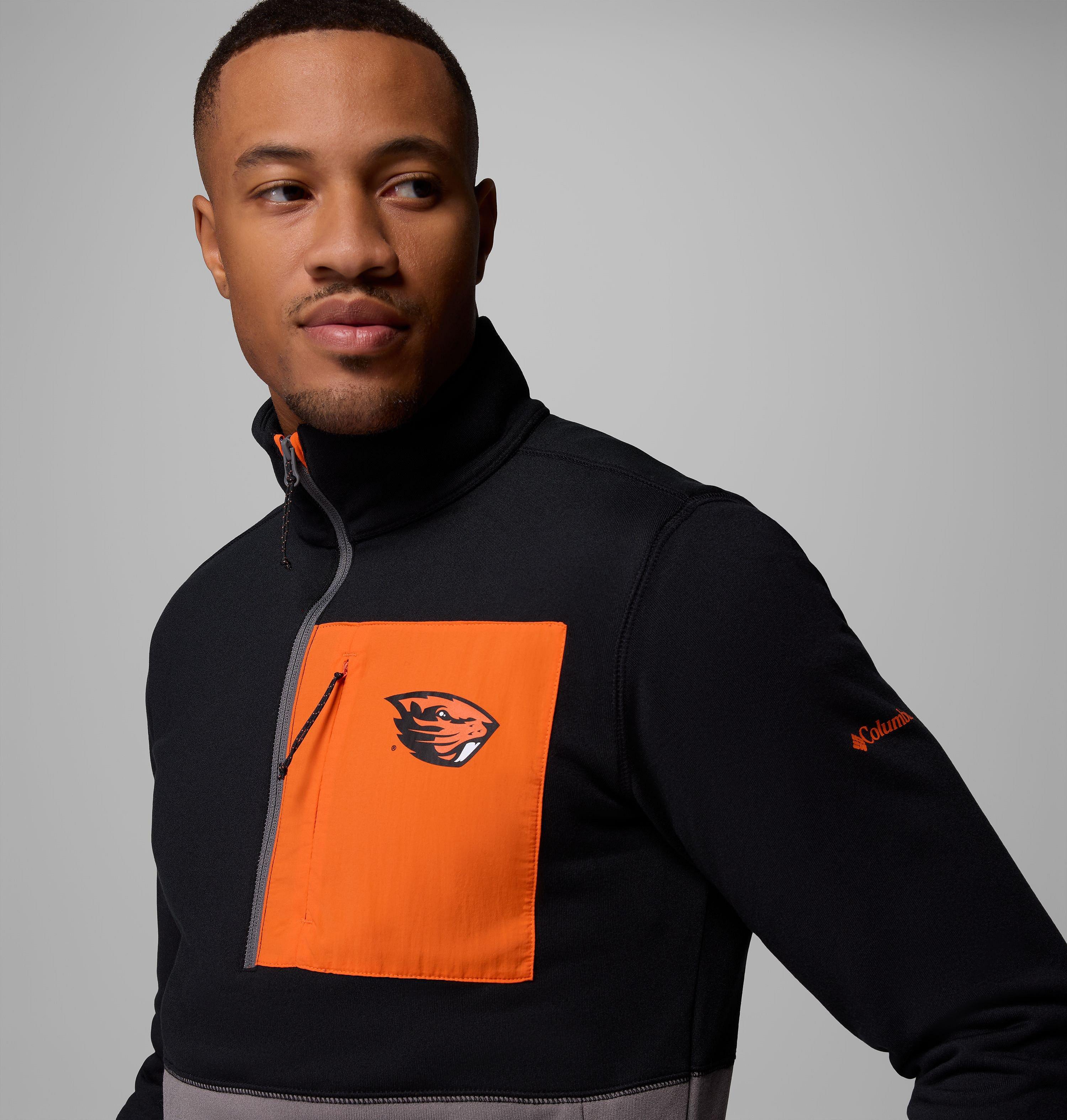 Men's Collegiate Columbia Hike Half Zip Jacket - Oregon State 5