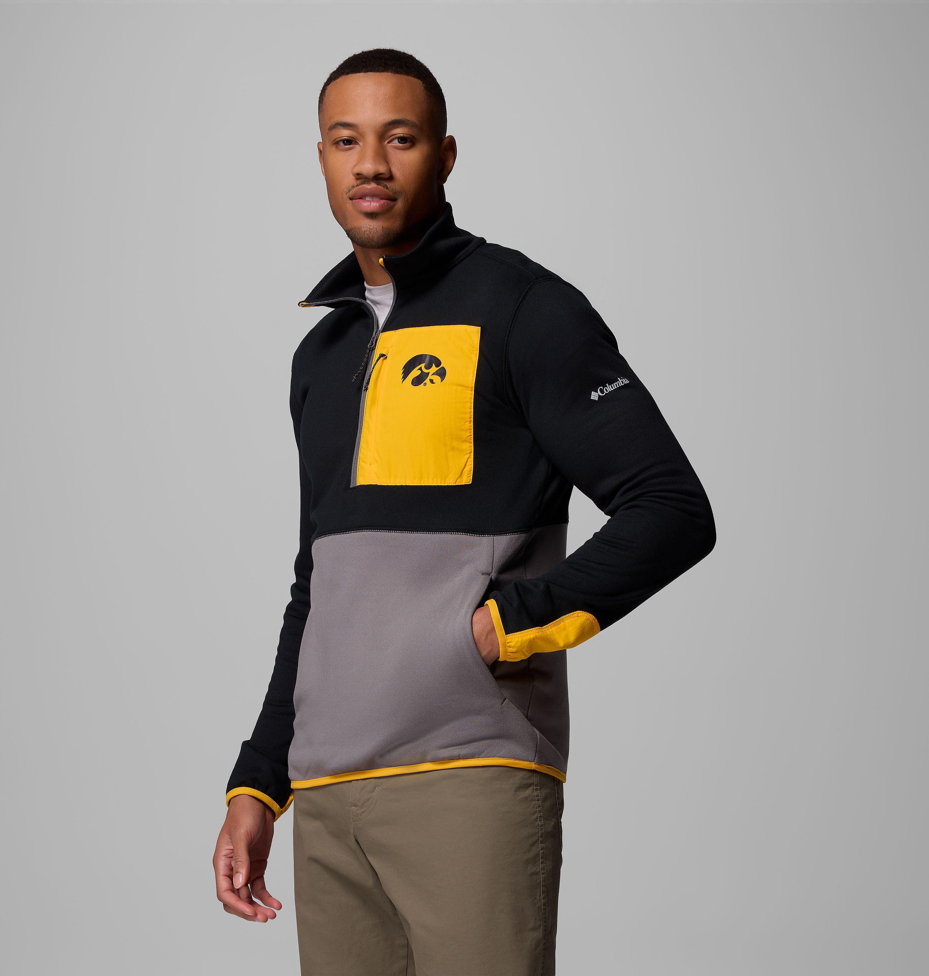 Men's Collegiate Columbia Hike Half Zip Jacket - Iowa 4