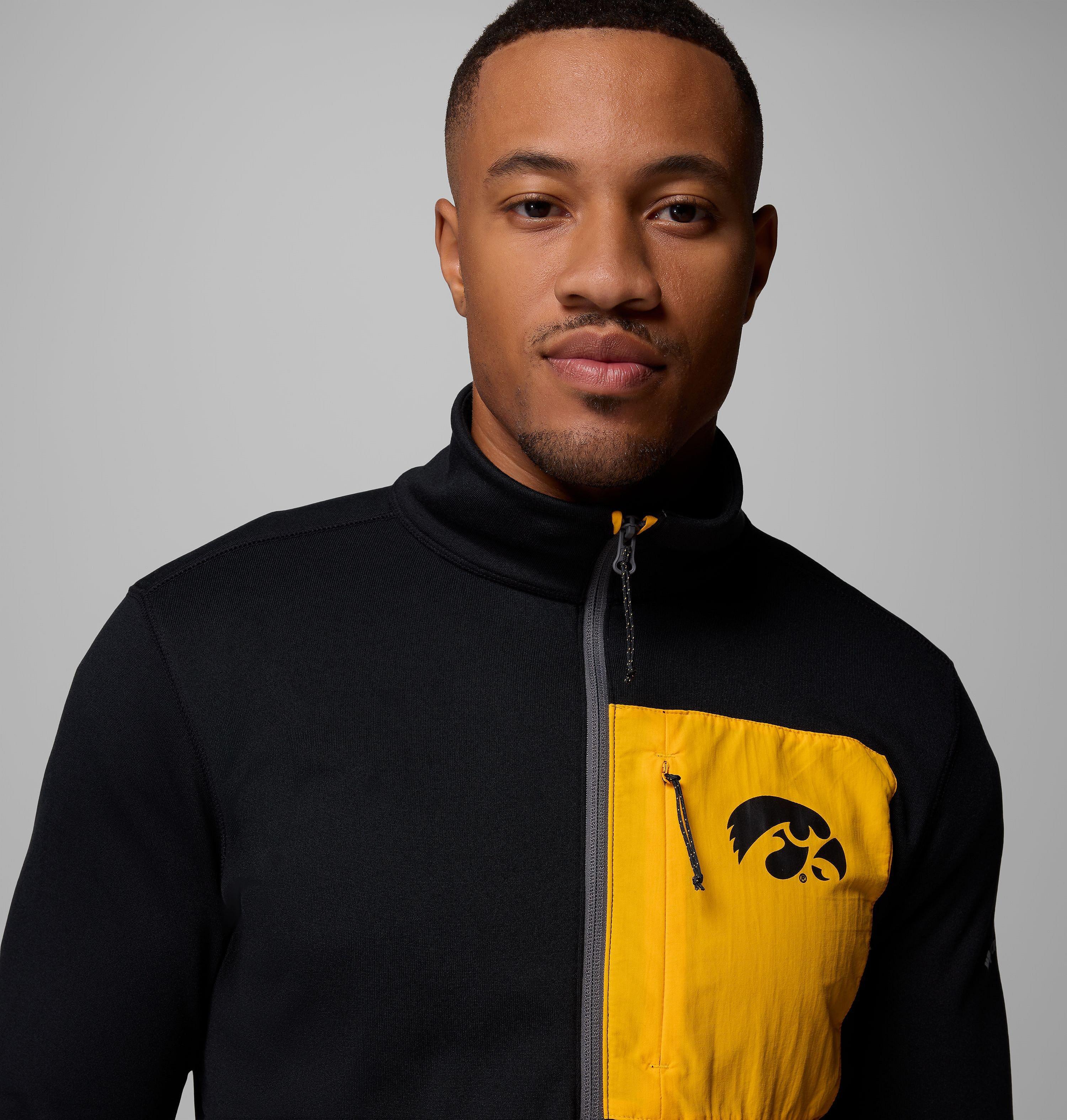 Men's Collegiate Columbia Hike Half Zip Jacket - Iowa 5
