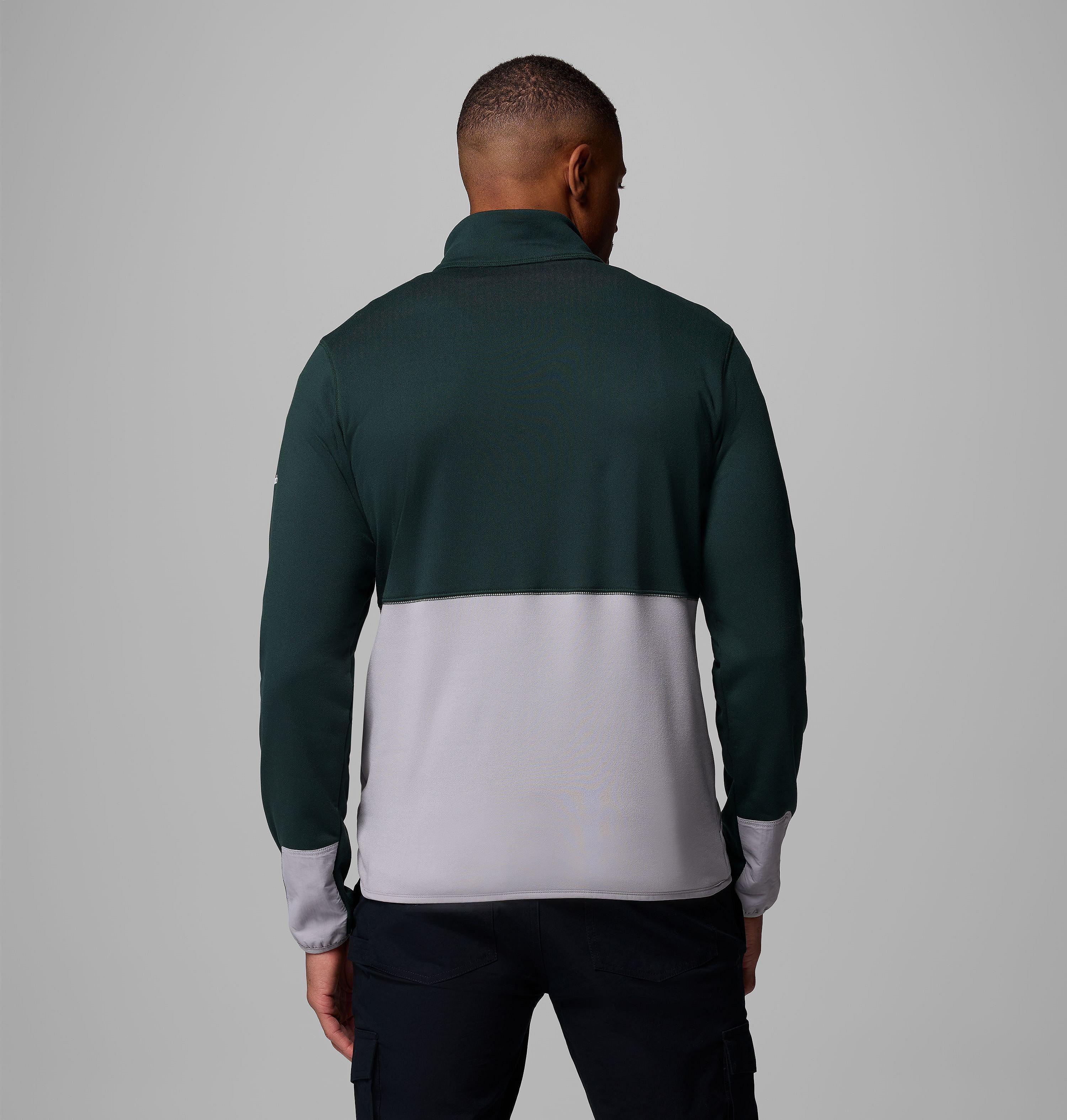 Men's Collegiate Columbia Hike Half Zip Jacket - Michigan State 3
