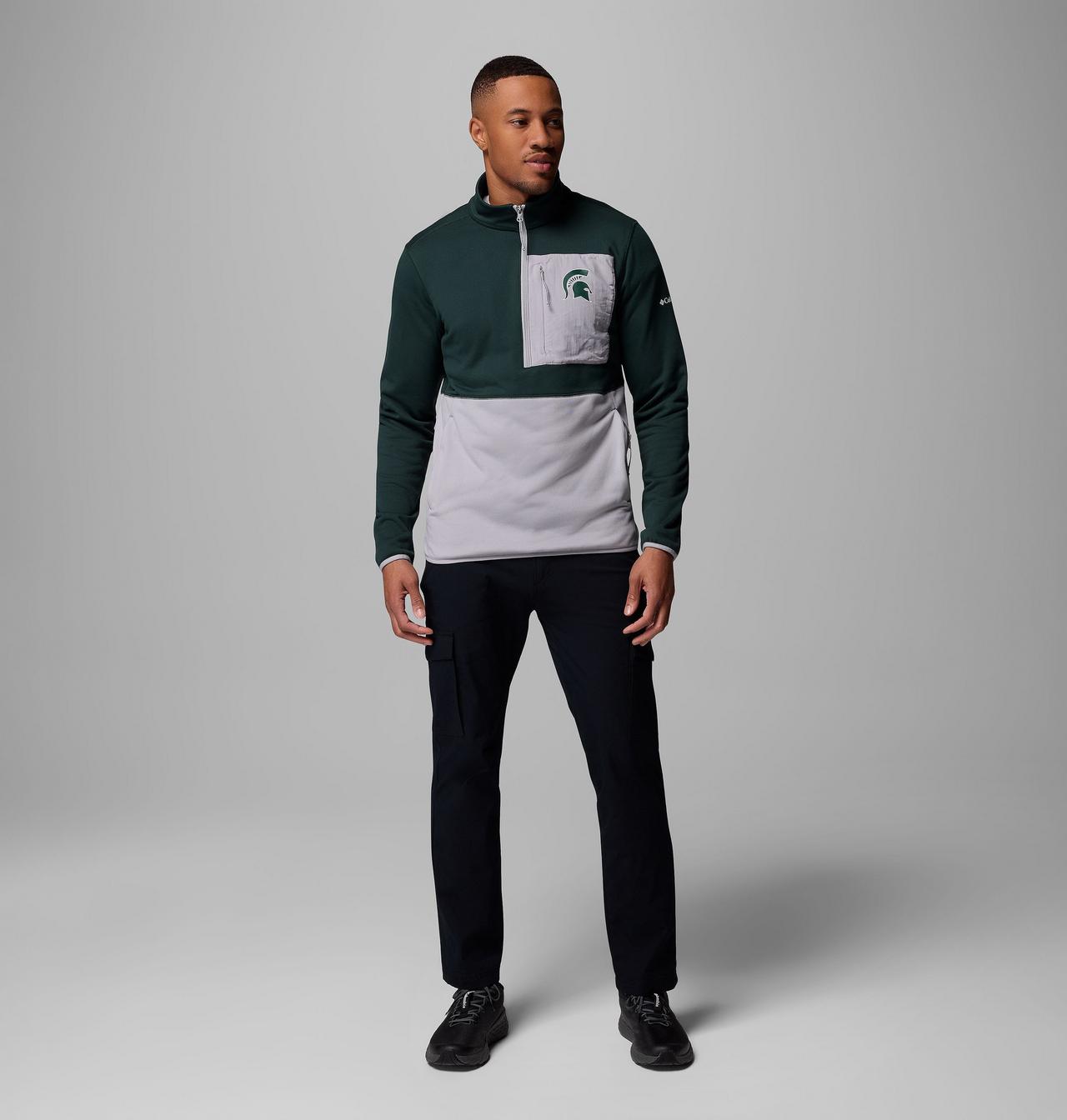 Men's Collegiate Columbia Hike™ Half Zip Jacket - Michigan State 2
