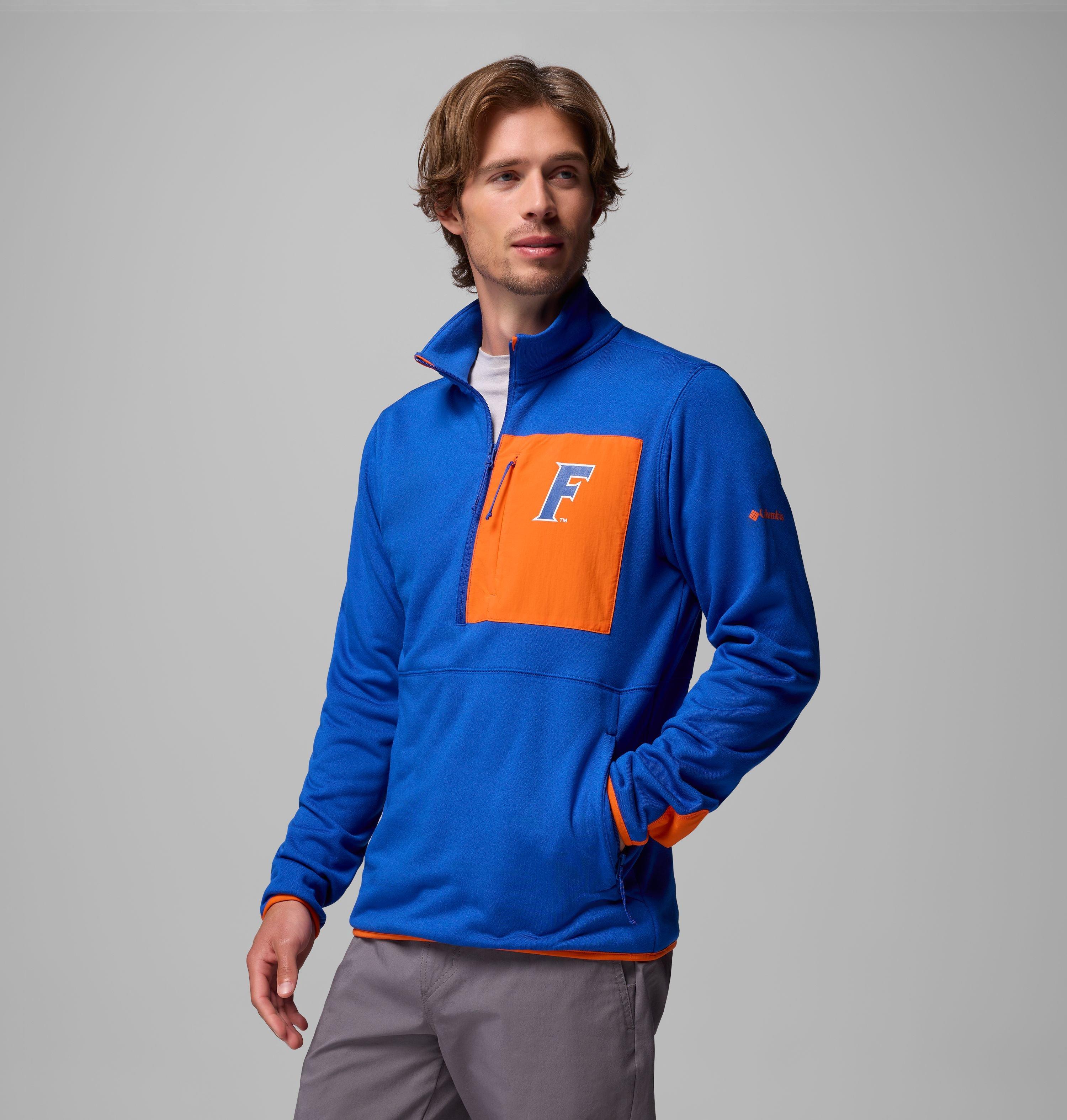 Men's Collegiate Columbia Hike Half Zip Jacket - Florida 4