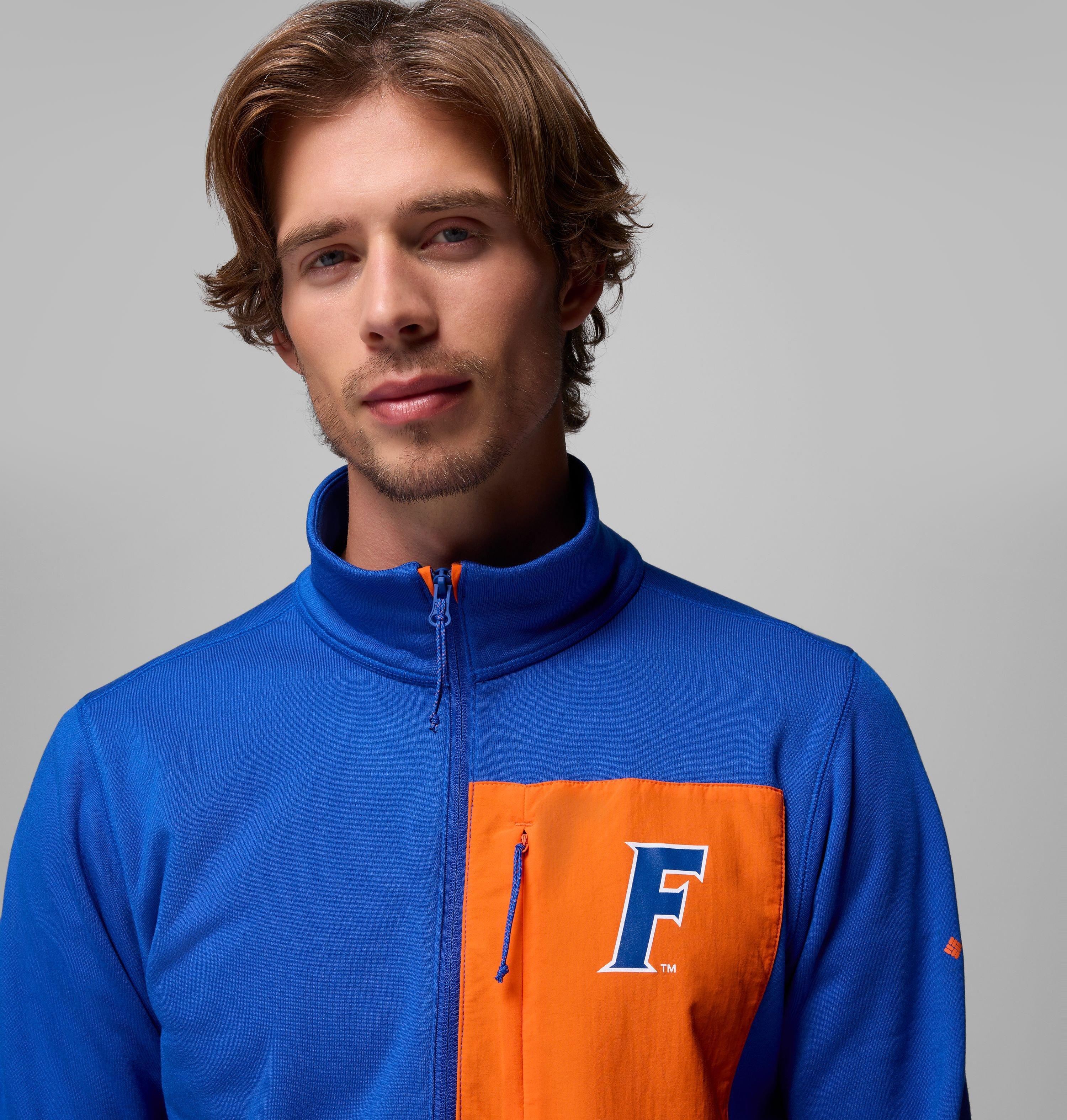 Men's Collegiate Columbia Hike Half Zip Jacket - Florida 5