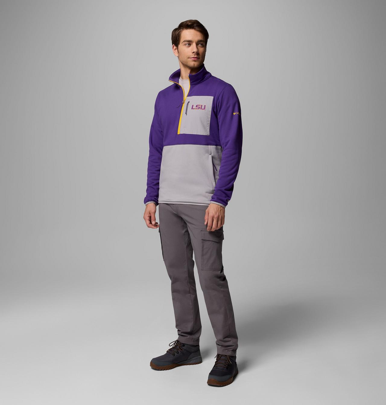 Men's Collegiate Columbia Hike™ Half Zip Jacket - LSU 2