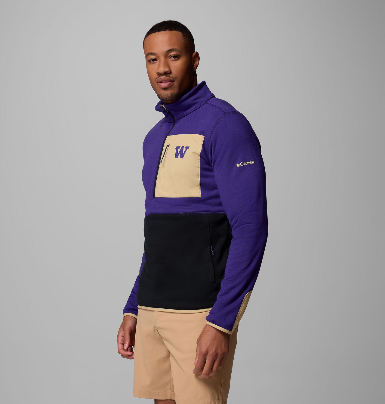 Men's Collegiate Columbia Hike™ Half Zip Jacket - Washington 4