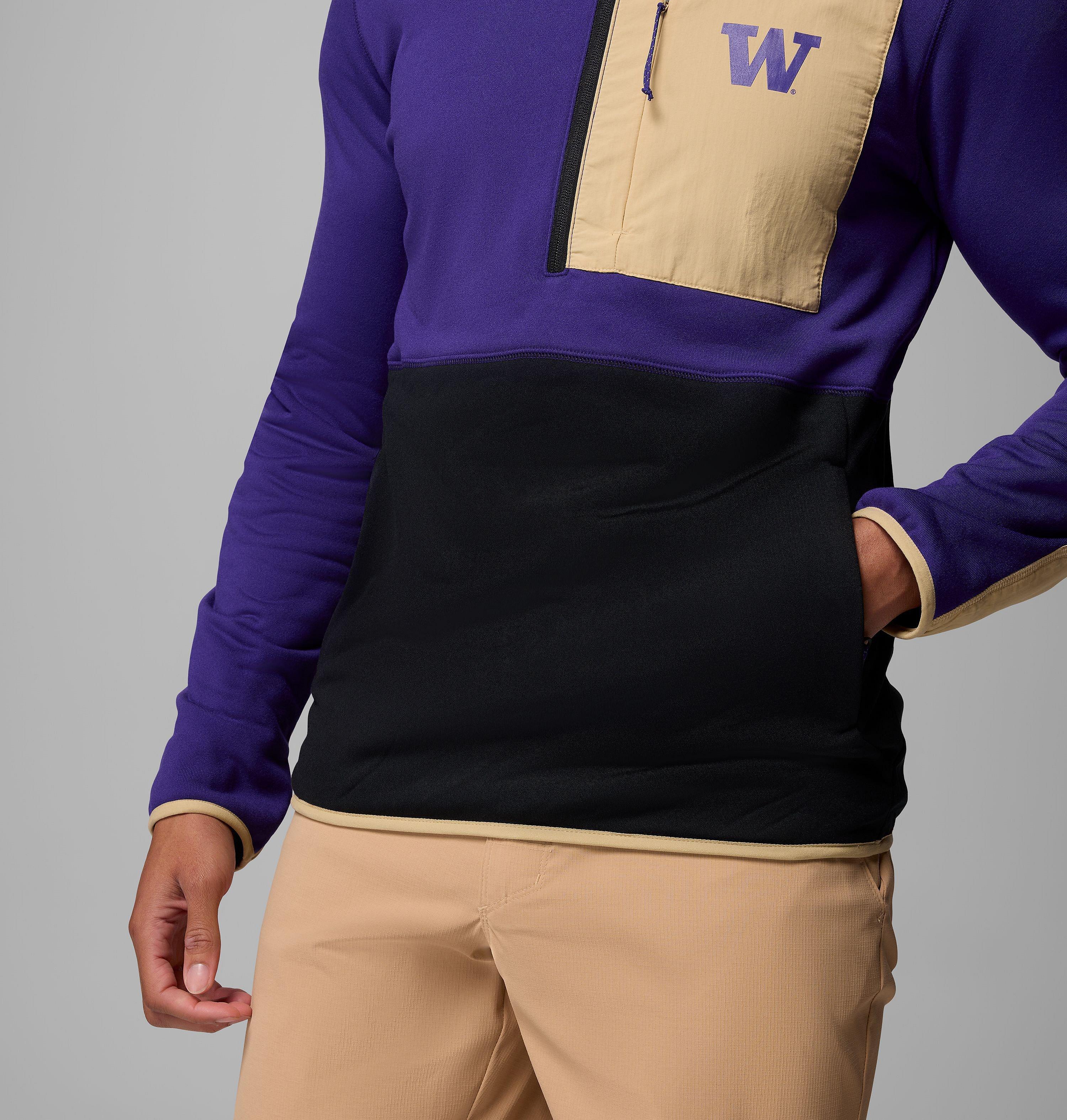 Men's Collegiate Columbia Hike Half Zip Jacket - Washington 6