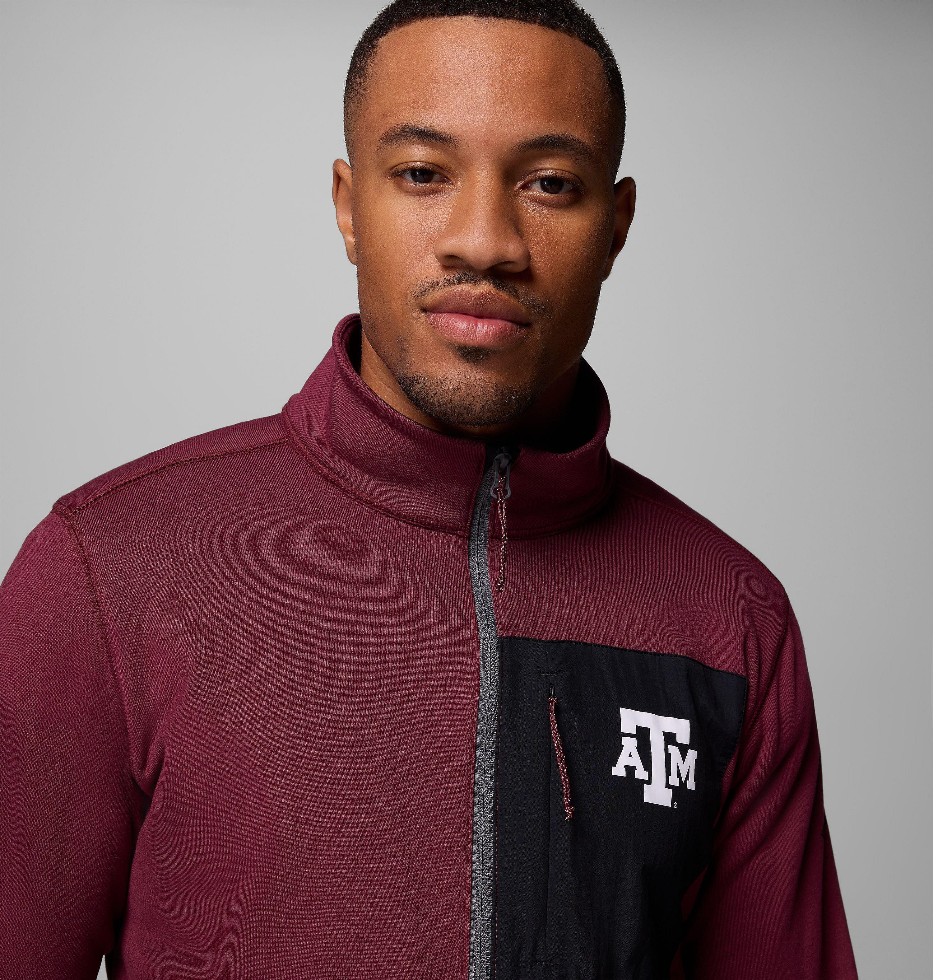 Men's Collegiate Columbia Hike Half Zip Jacket - Texas A&M 5