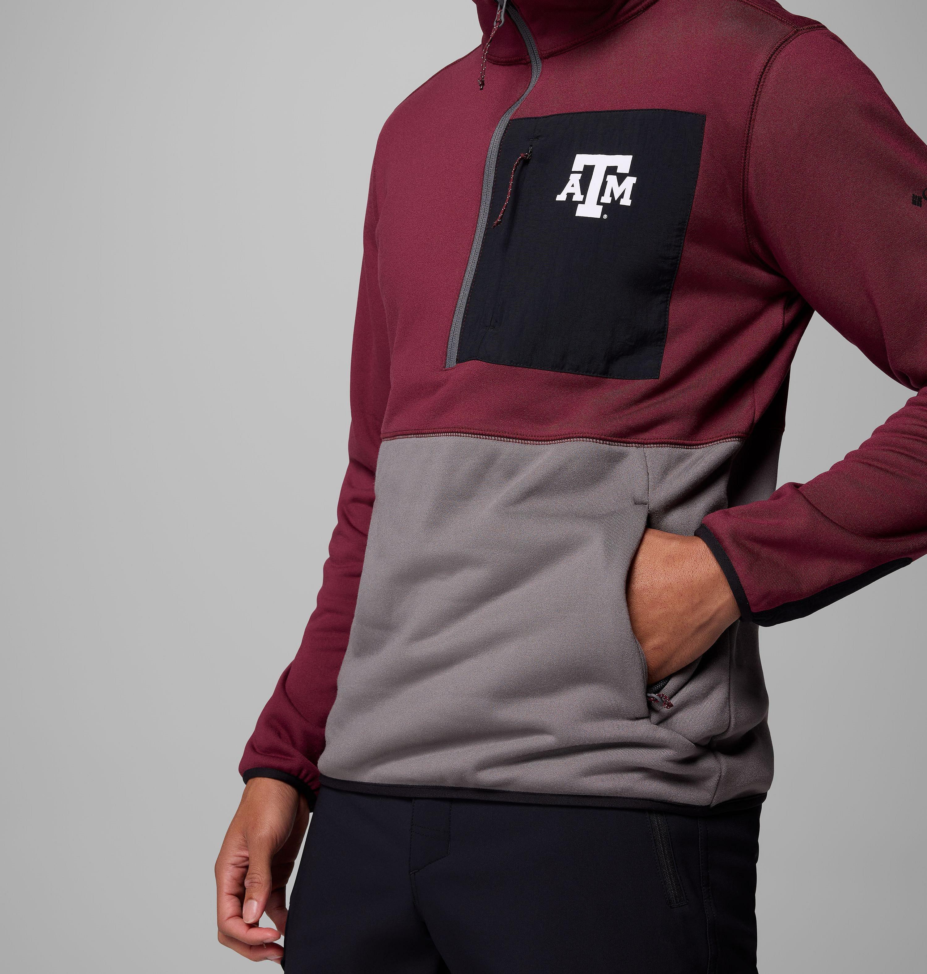Men's Collegiate Columbia Hike Half Zip Jacket - Texas A&M 6