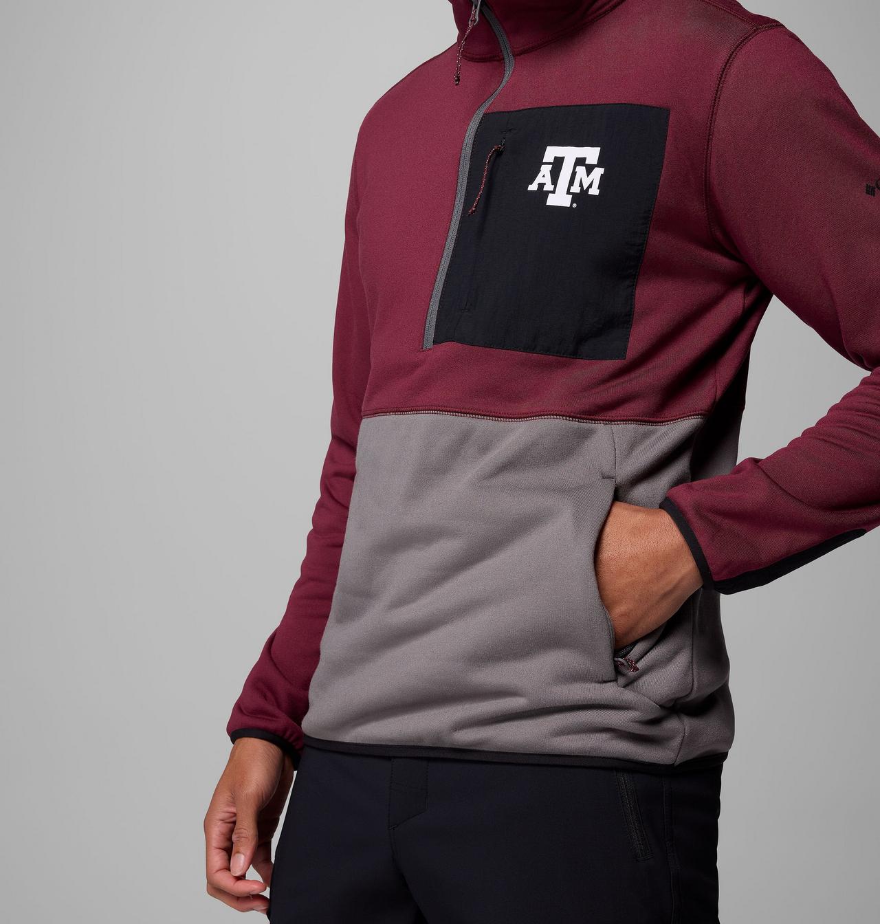 Men's Collegiate Columbia Hike™ Half Zip Jacket - Texas A&M 6