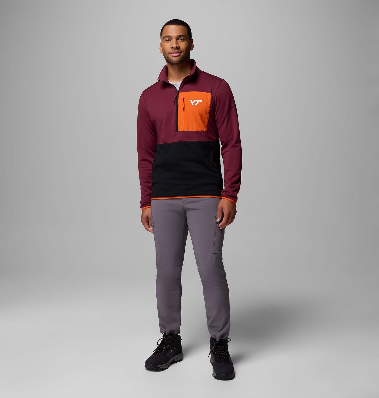 Men's Collegiate Columbia Hike™ Half Zip Jacket - Virginia Tech 2