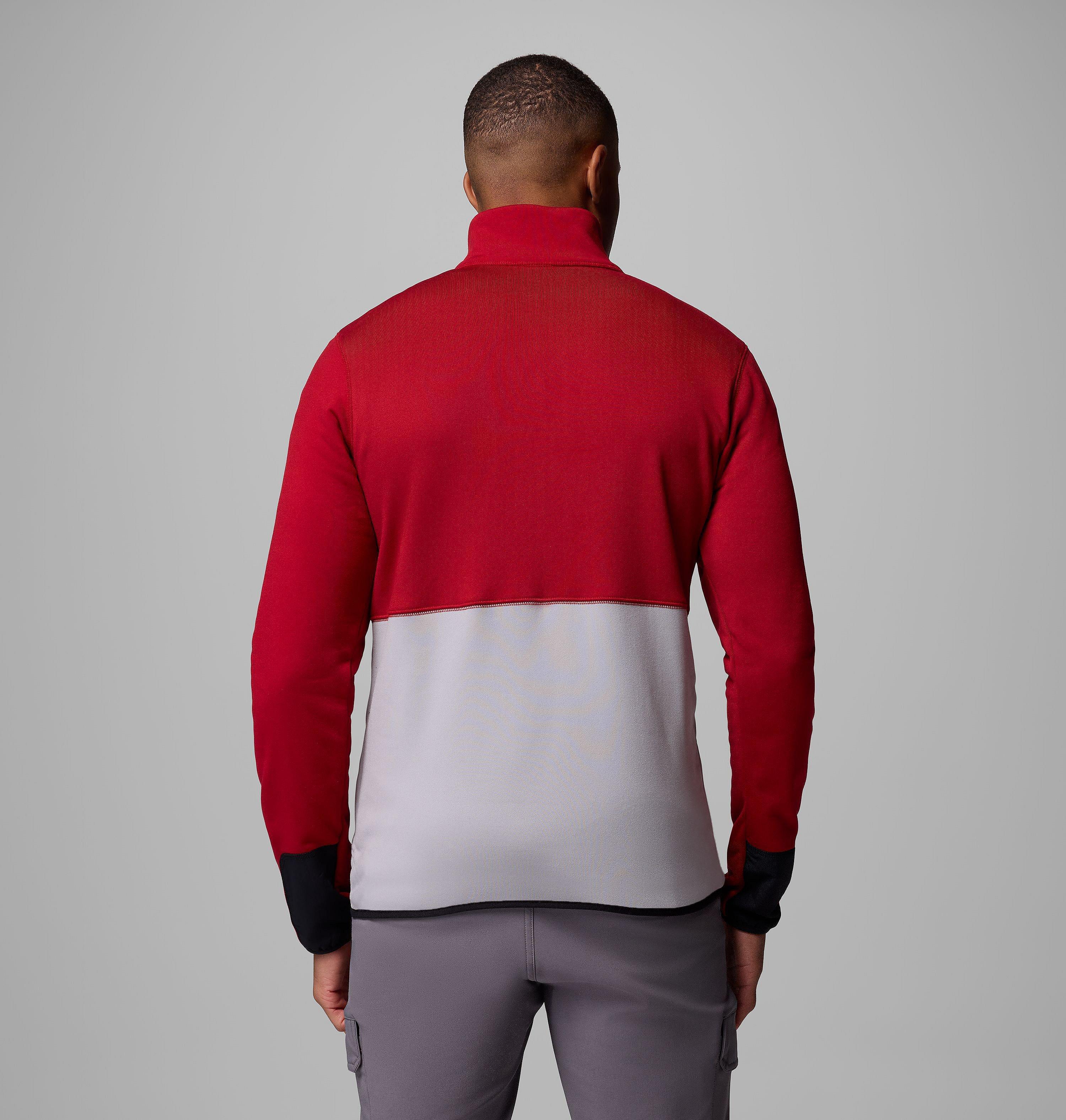 Men's Collegiate Columbia Hike Half Zip Jacket - Alabama 3