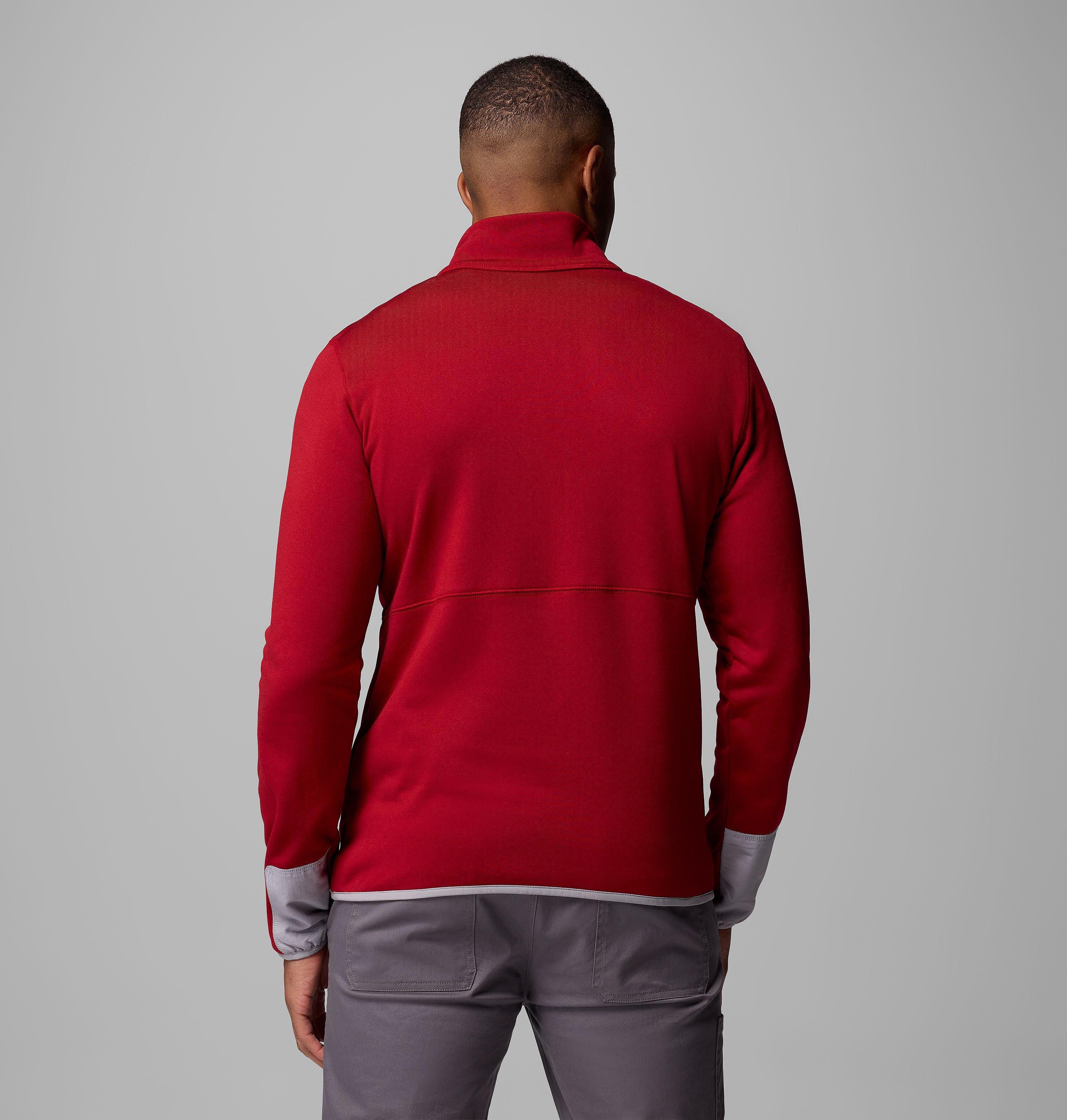 Men's Collegiate Columbia Hike Half Zip Jacket - Oklahoma 3