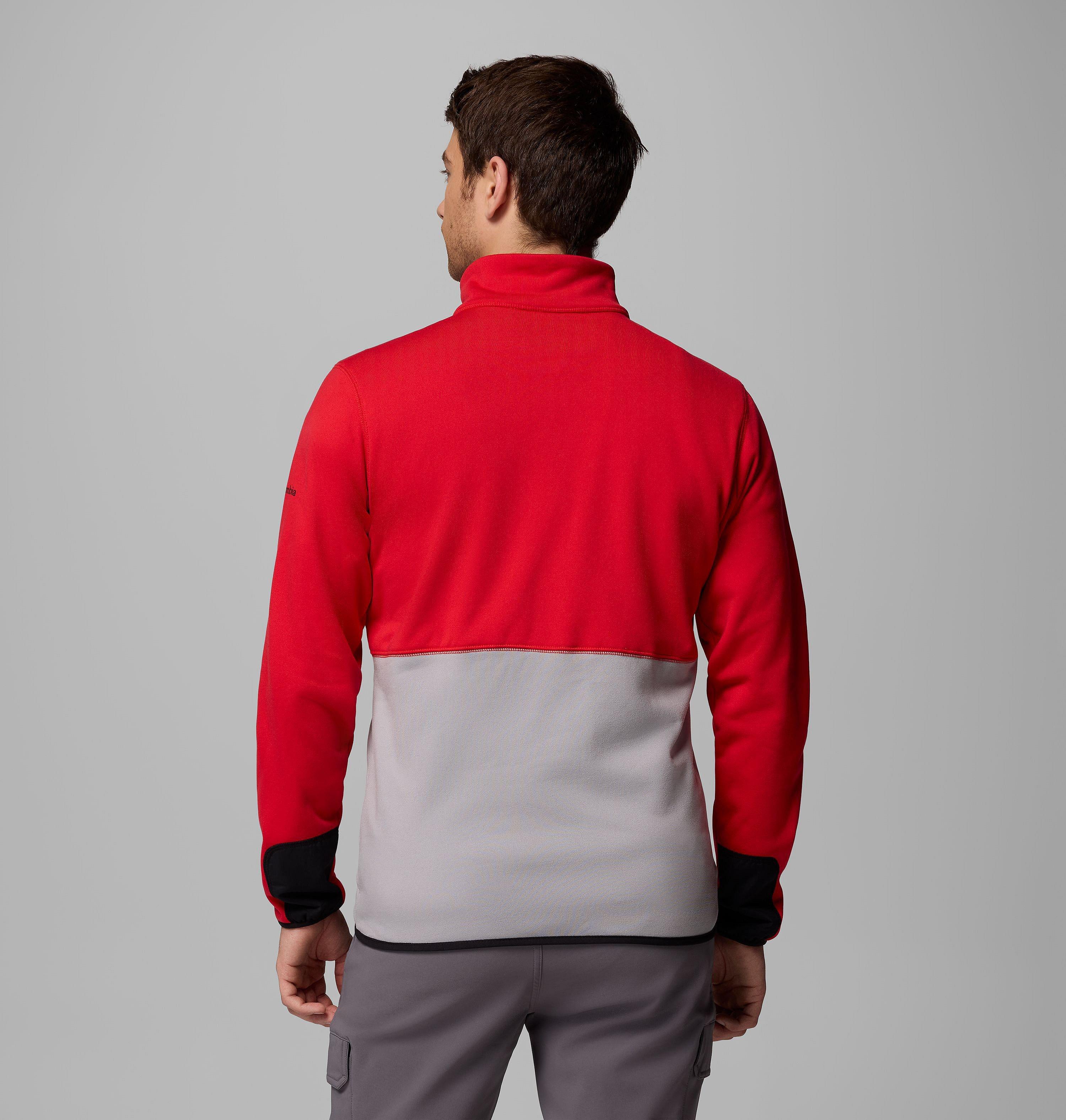 Men's Collegiate Columbia Hike Half Zip Jacket - Georgia 3