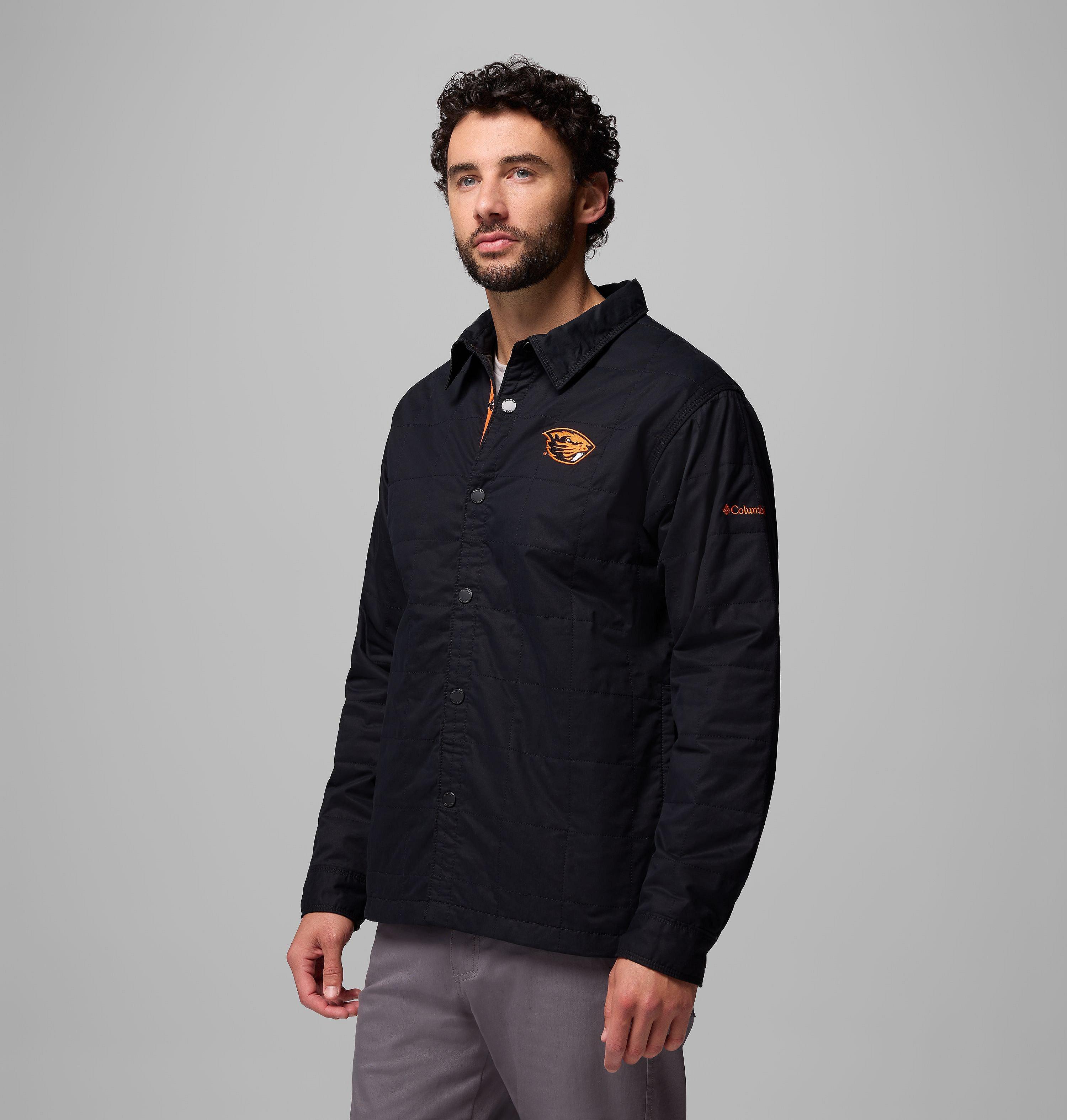 Men's Collegiate Campus Roam Quilted Shirt Jacket - Oregon State 4