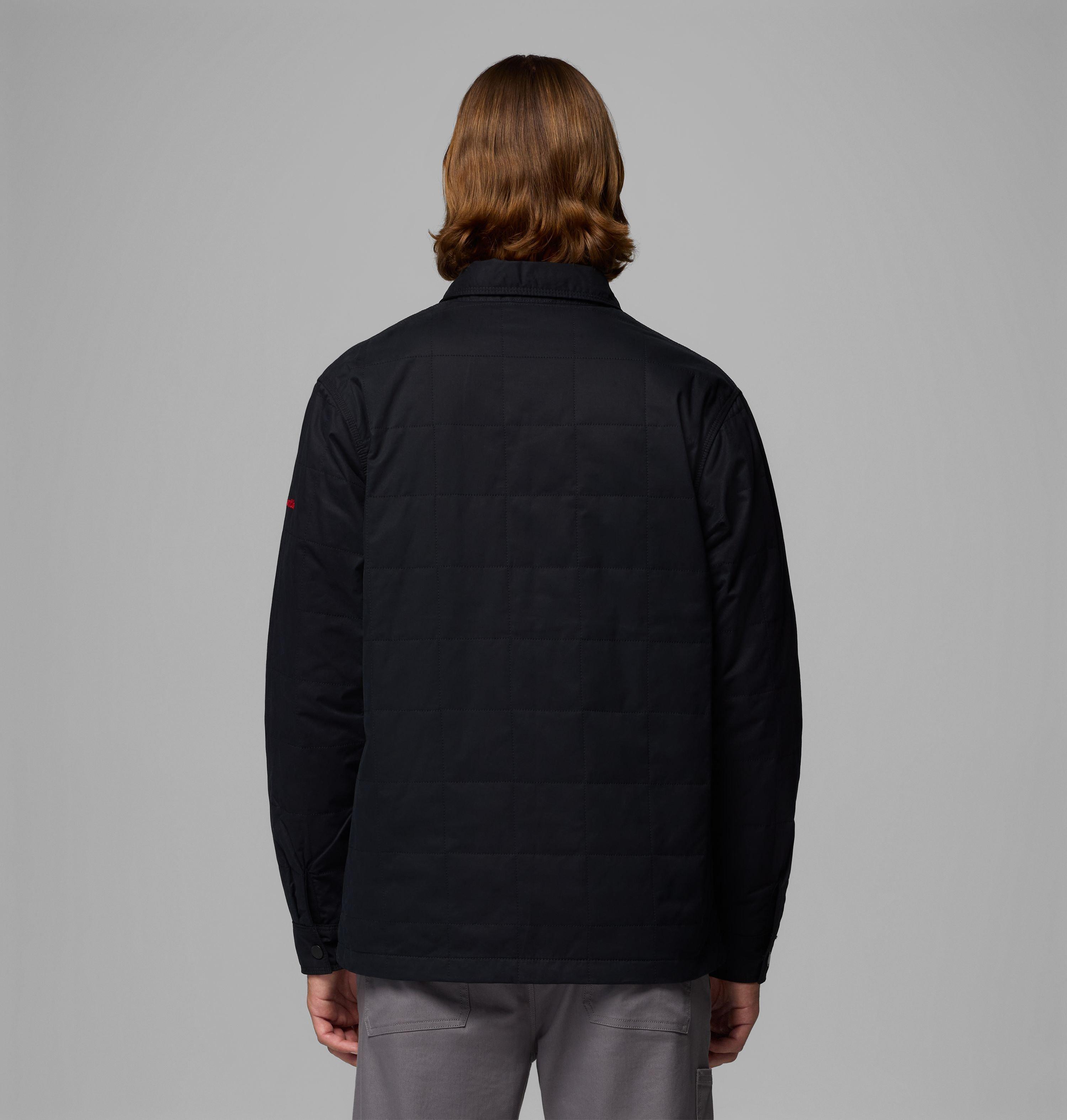 Men's Collegiate Campus Roam Quilted Shirt Jacket - Georgia 3