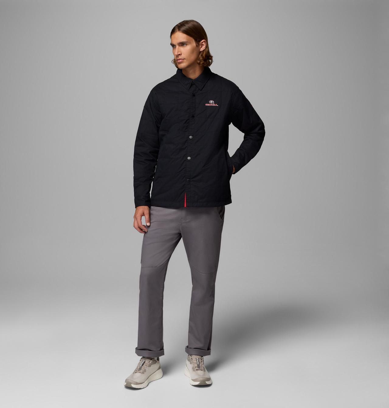 Men's Collegiate Campus Roam™ Quilted Shirt Jacket - Georgia 2