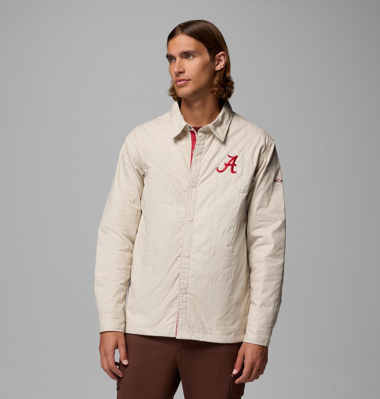 Men's Collegiate Campus Roam™ Quilted Shirt Jacket - Alabama