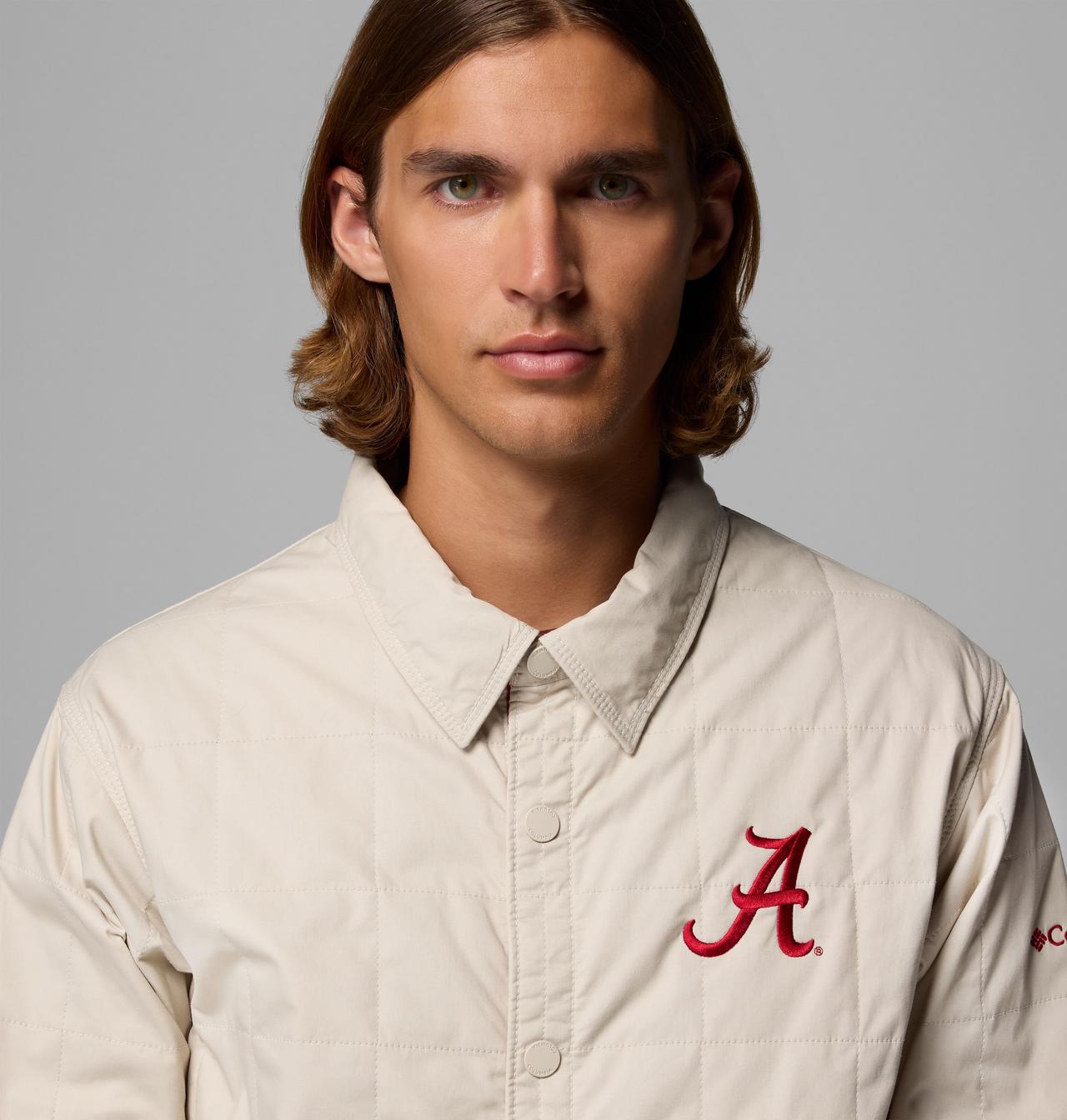 Men's Collegiate Campus Roam™ Quilted Shirt Jacket - Alabama 7