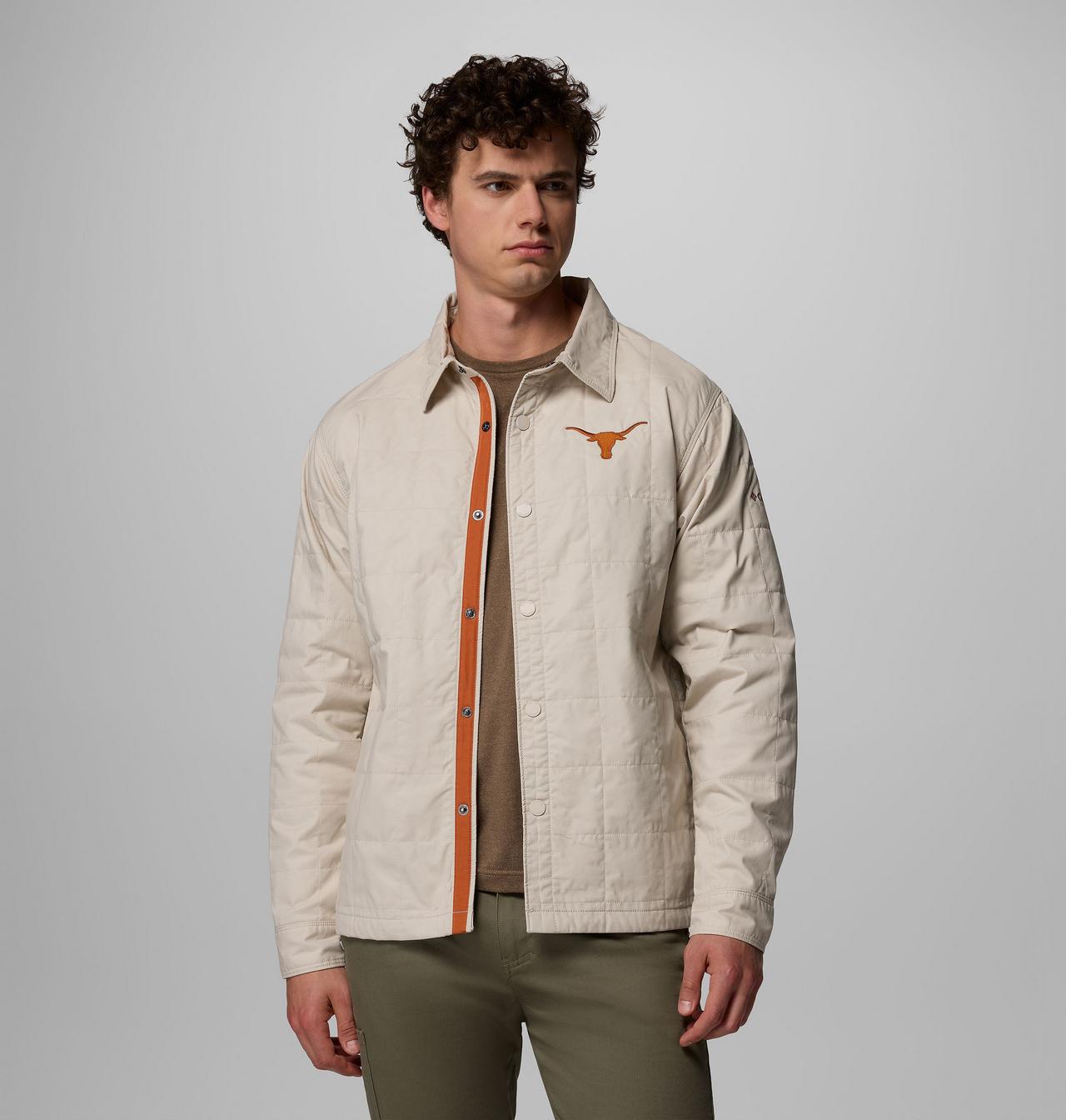 Men's Collegiate Campus Roam™ Quilted Shirt Jacket - Texas 5
