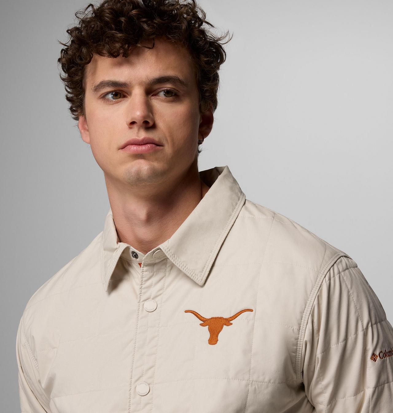 Men's Collegiate Campus Roam™ Quilted Shirt Jacket - Texas 7