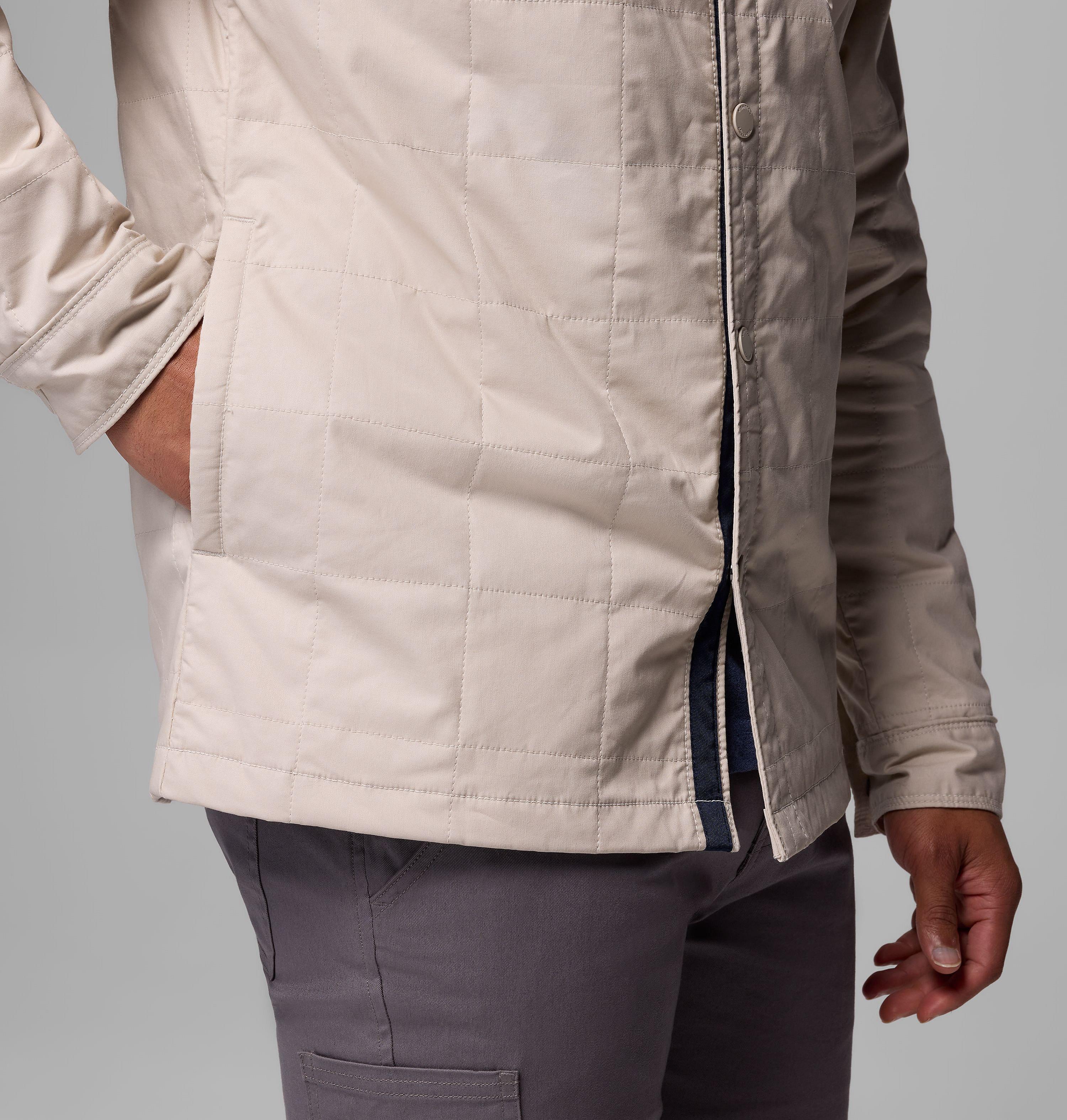 Men's Collegiate Campus Roam Quilted Shirt Jacket - Michigan 8