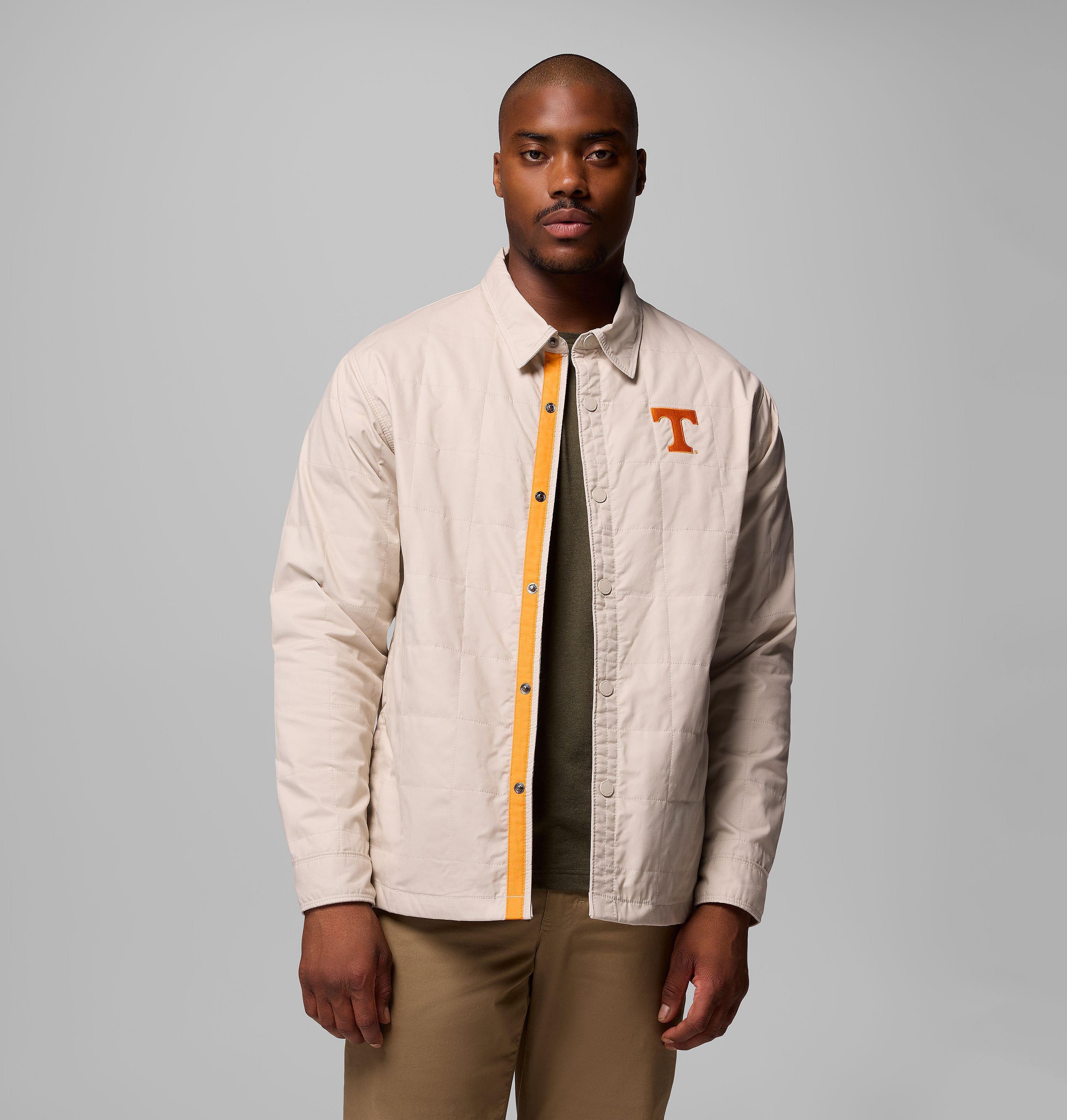 Men's Collegiate Campus Roam Quilted Shirt Jacket - Tennessee 5
