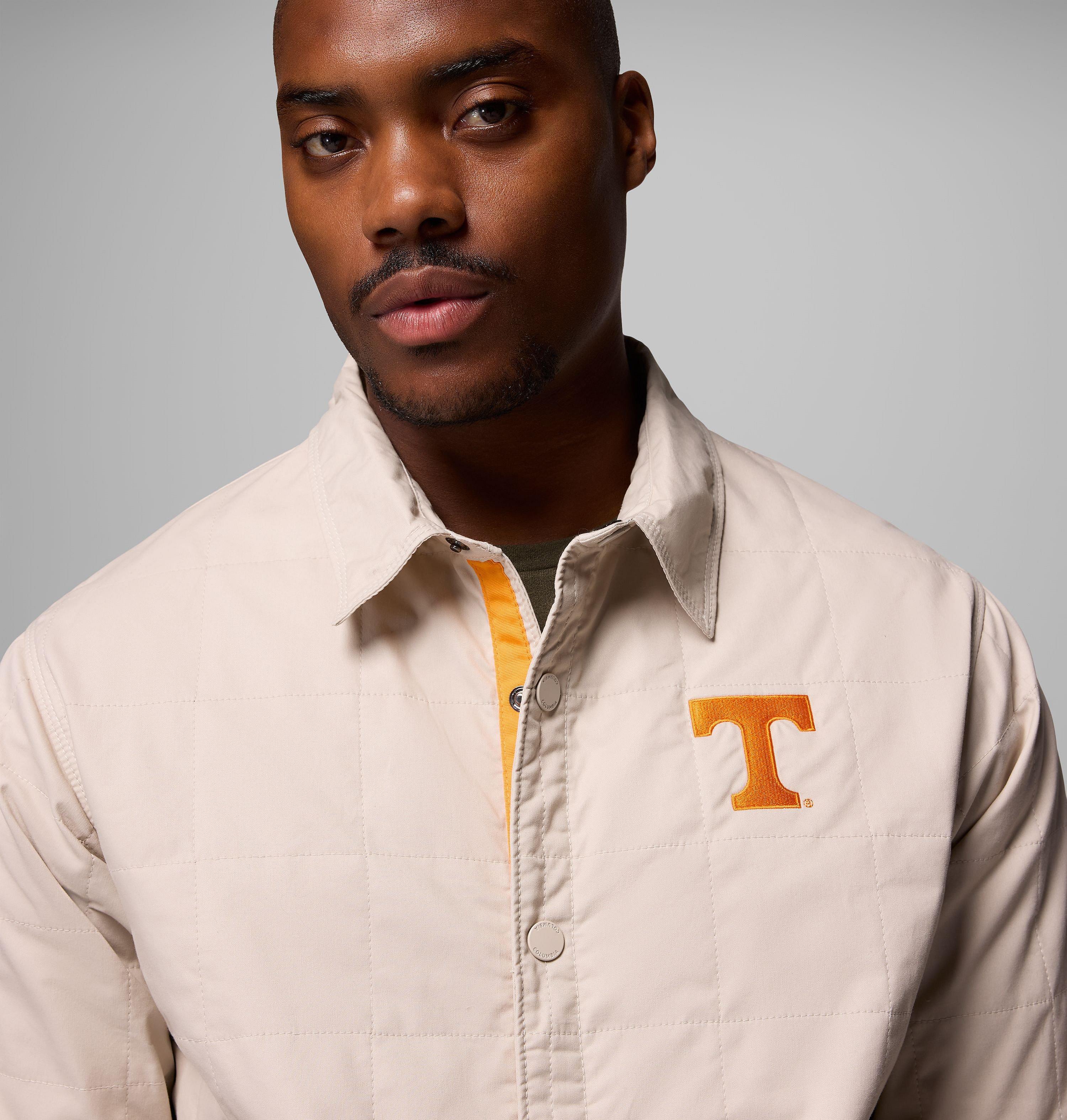 Men's Collegiate Campus Roam Quilted Shirt Jacket - Tennessee 7
