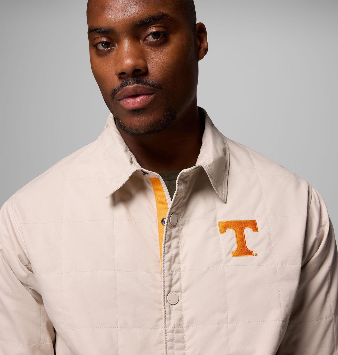 Men's Collegiate Campus Roam™ Quilted Shirt Jacket - Tennessee 7