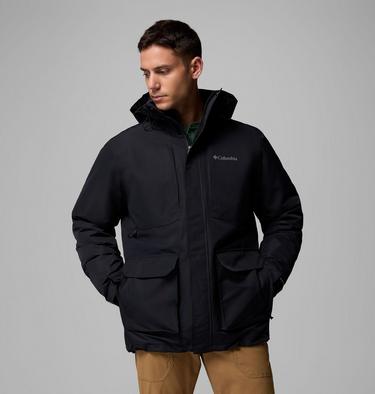 Men's Landroamer Shirt Jacket Interchange, Color: Black, image 3