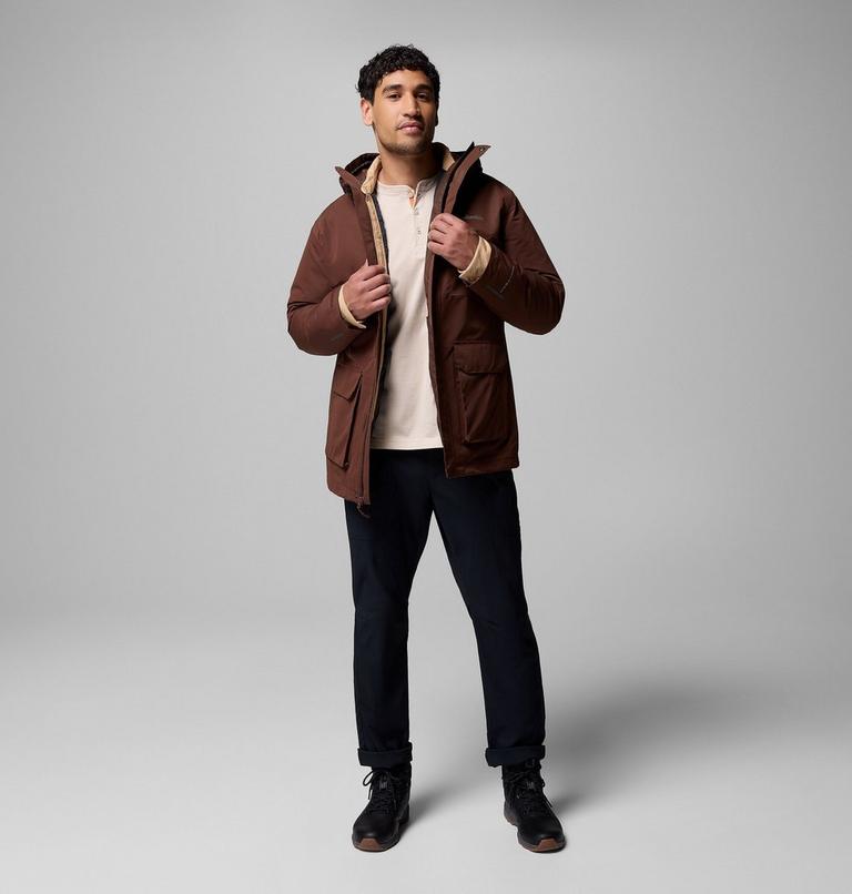 Men's Landroamer Shirt Jacket Interchange, Color: Tobacco, image 2