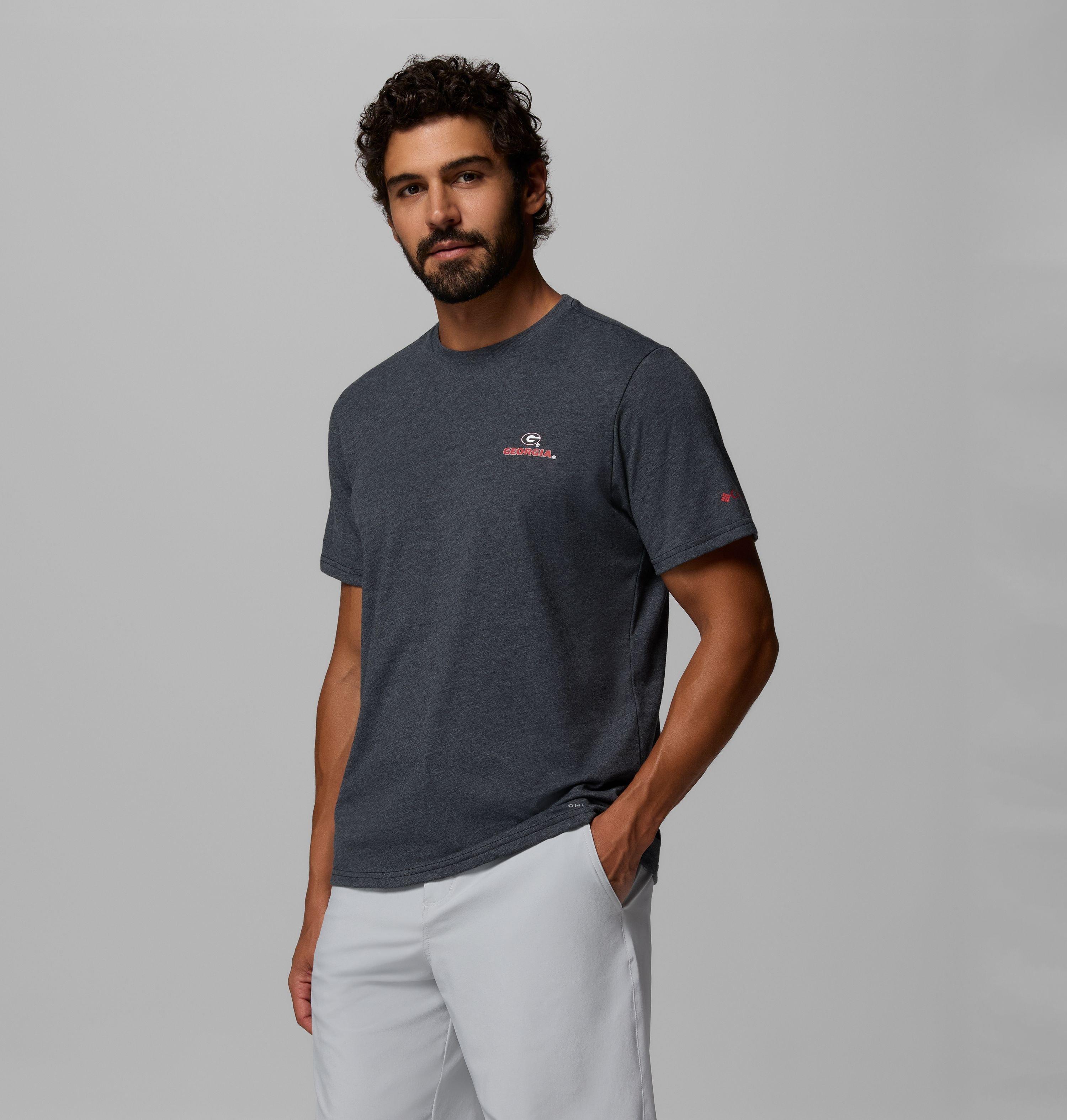 Men's Collegiate PFG Short Sleeve Shirt - Georgia 4