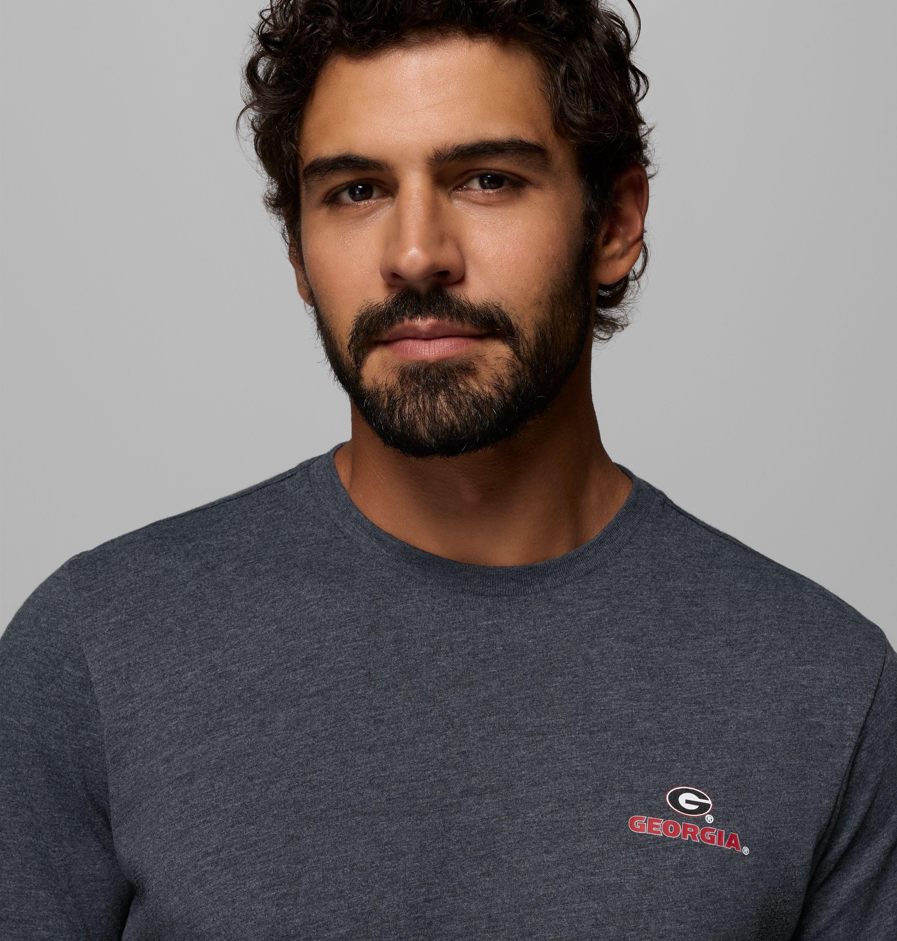 Men's Collegiate PFG Short Sleeve Shirt - Georgia 5