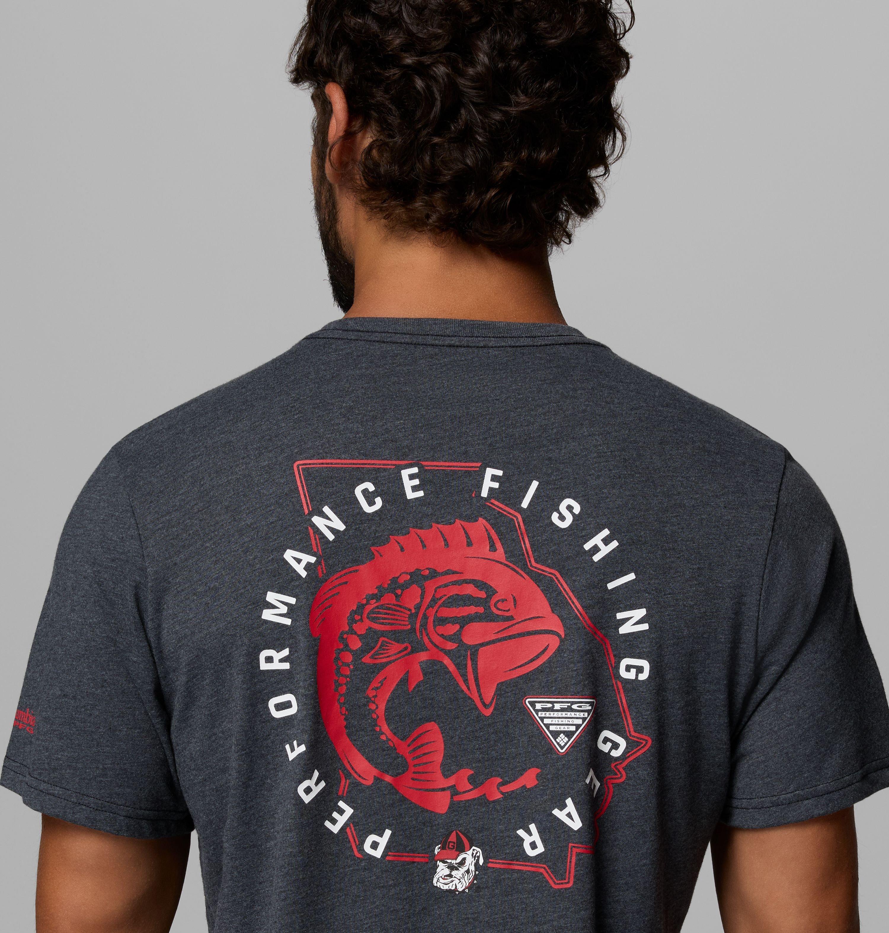 Men's Collegiate PFG Short Sleeve Shirt - Georgia 6