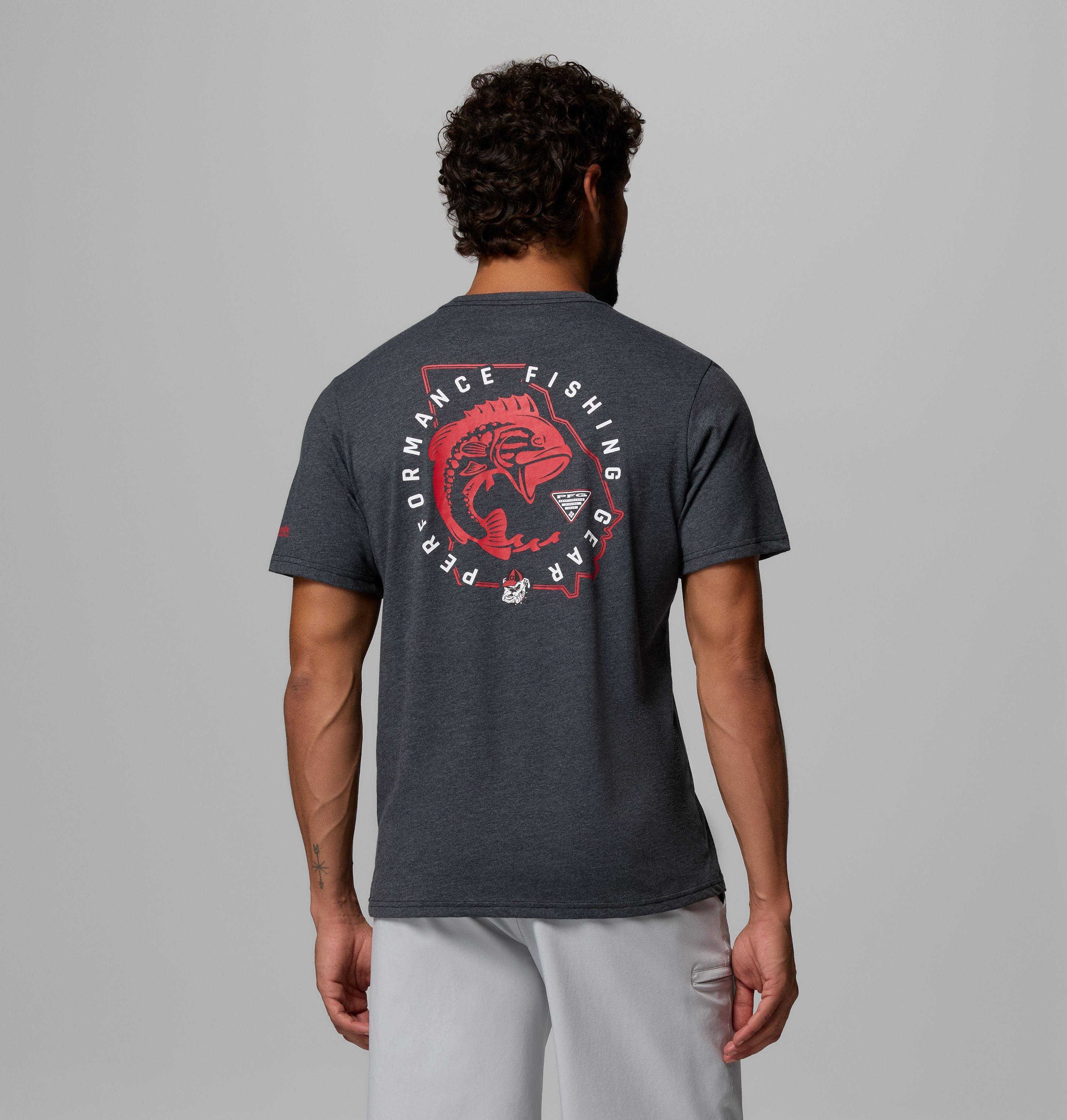 Men's Collegiate PFG Short Sleeve Shirt - Georgia 3