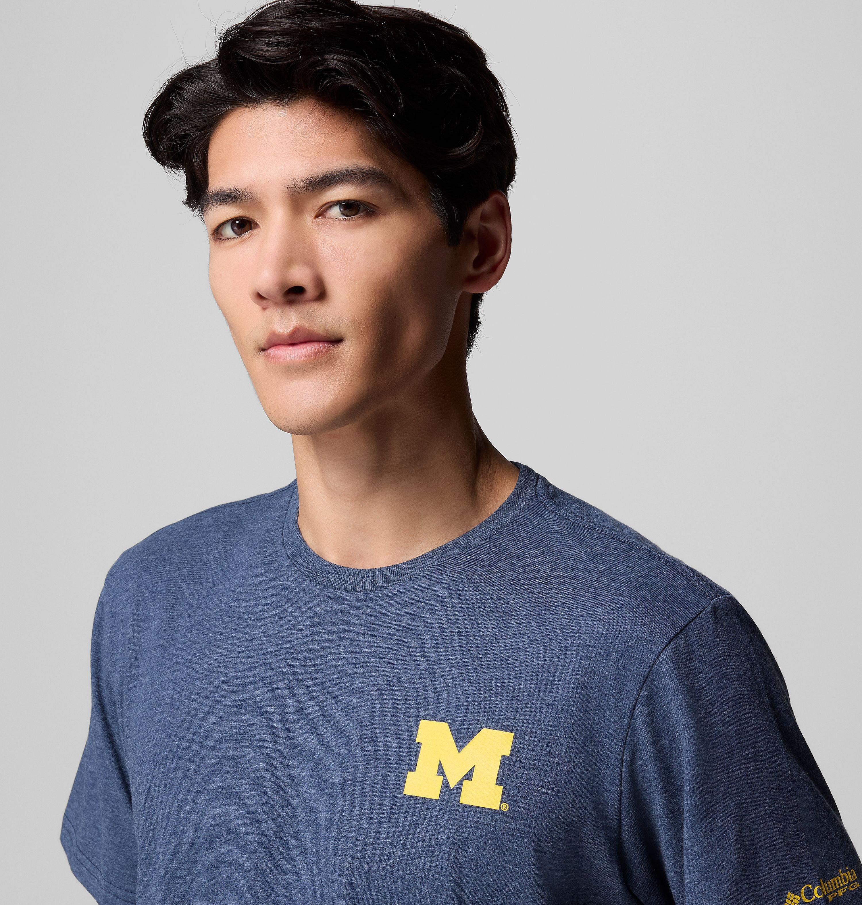 Men's Collegiate PFG Short Sleeve Shirt - Michigan 5