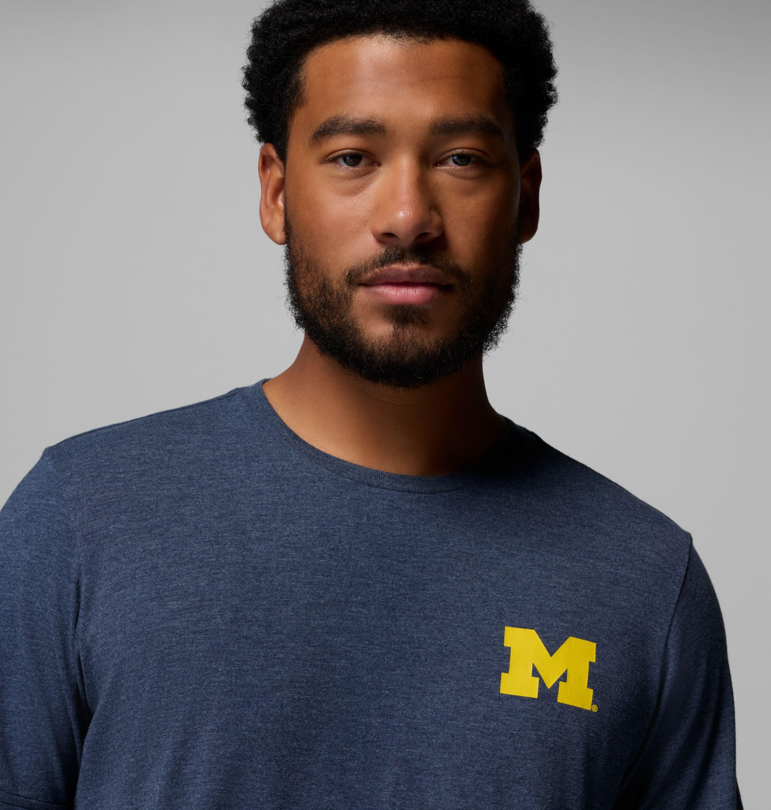 Men's Collegiate PFG Short Sleeve Shirt - Michigan 5