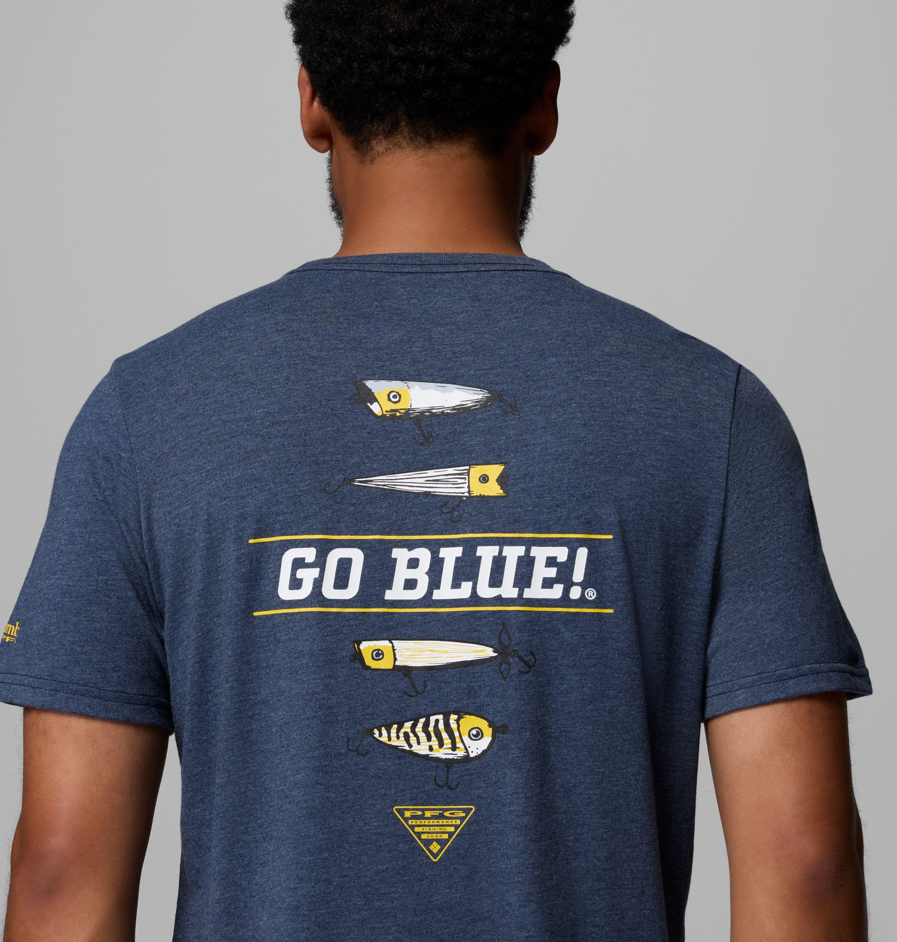 Men's Collegiate PFG Short Sleeve Shirt - Michigan 6