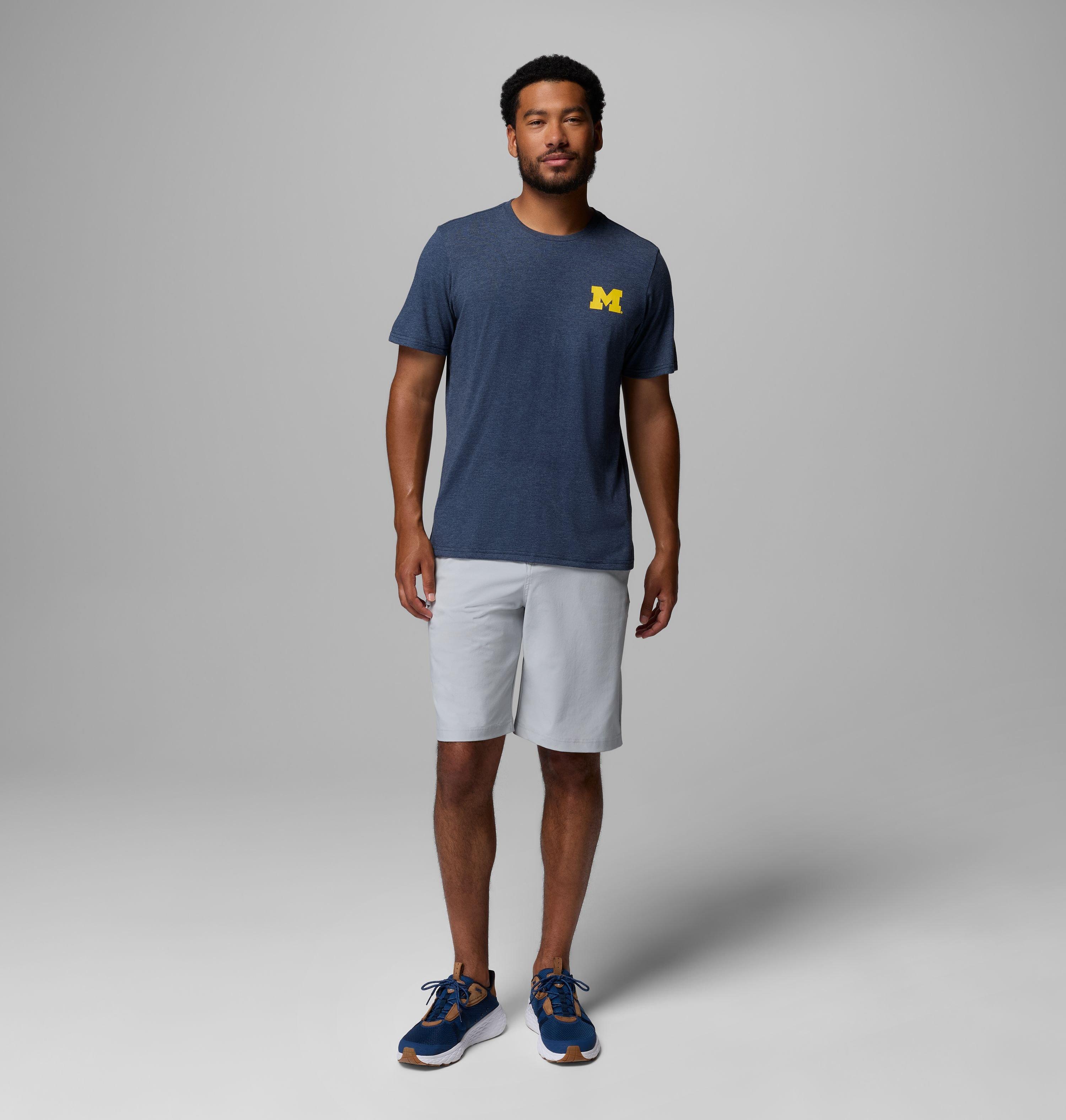 Men's Collegiate PFG Short Sleeve Shirt - Michigan 2