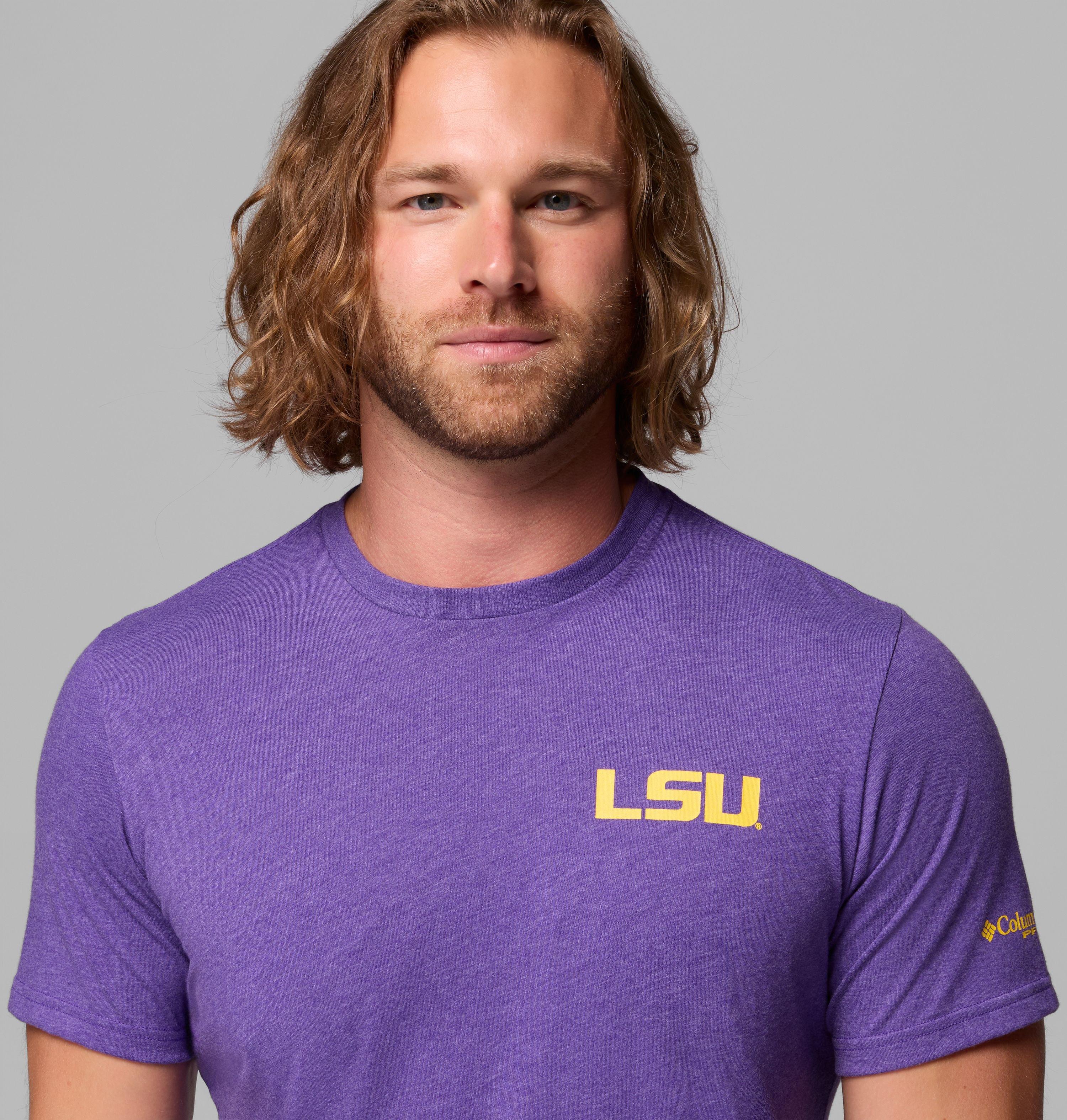 Men's Collegiate PFG Short Sleeve Shirt - LSU 5