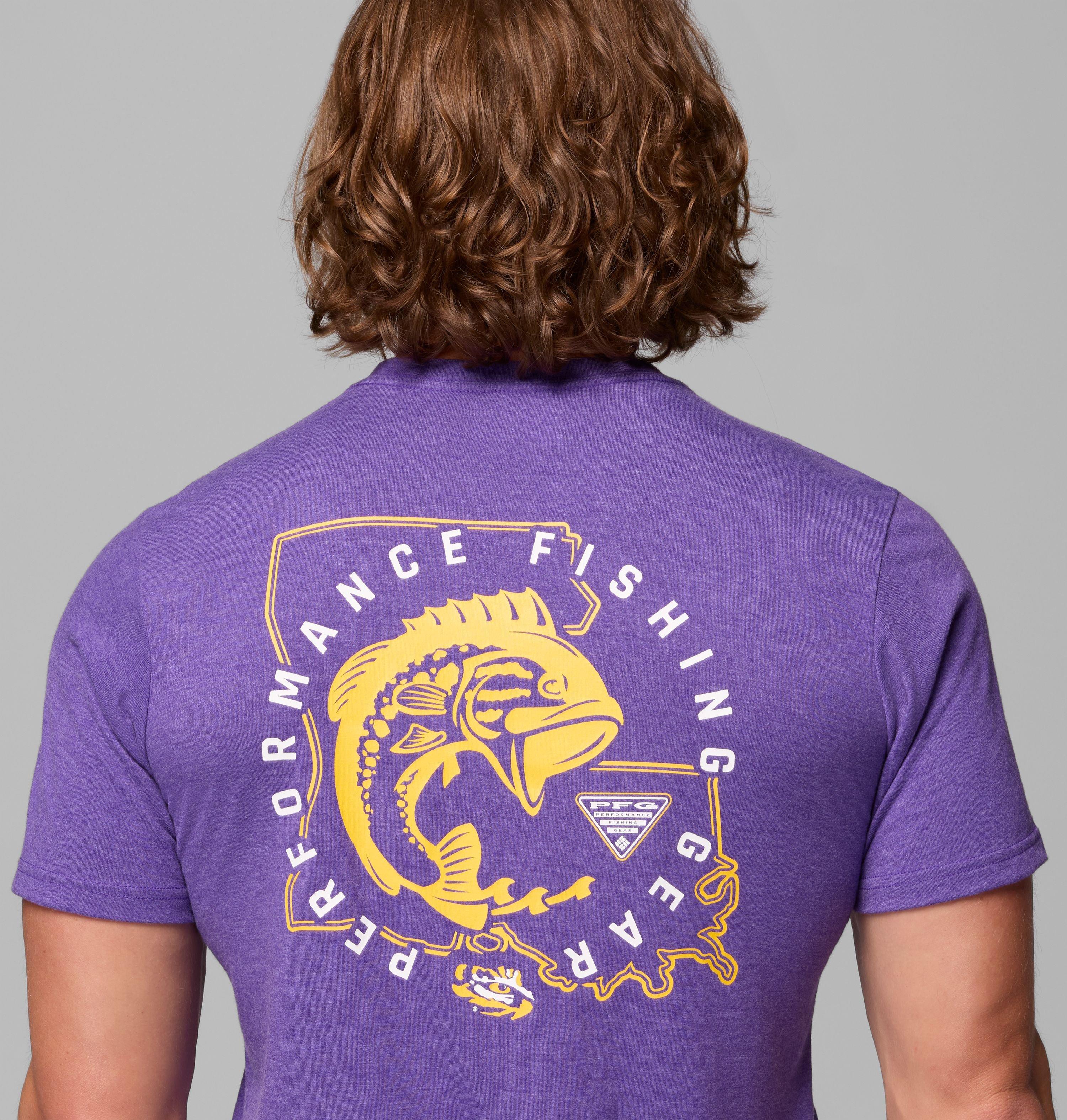 Men's Collegiate PFG Short Sleeve Shirt - LSU 6