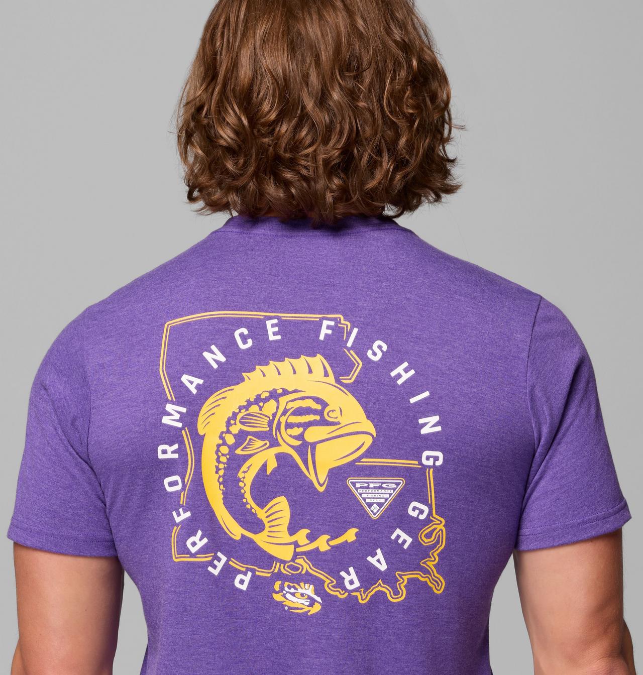 Men's Collegiate PFG™ Short Sleeve Shirt - LSU 6