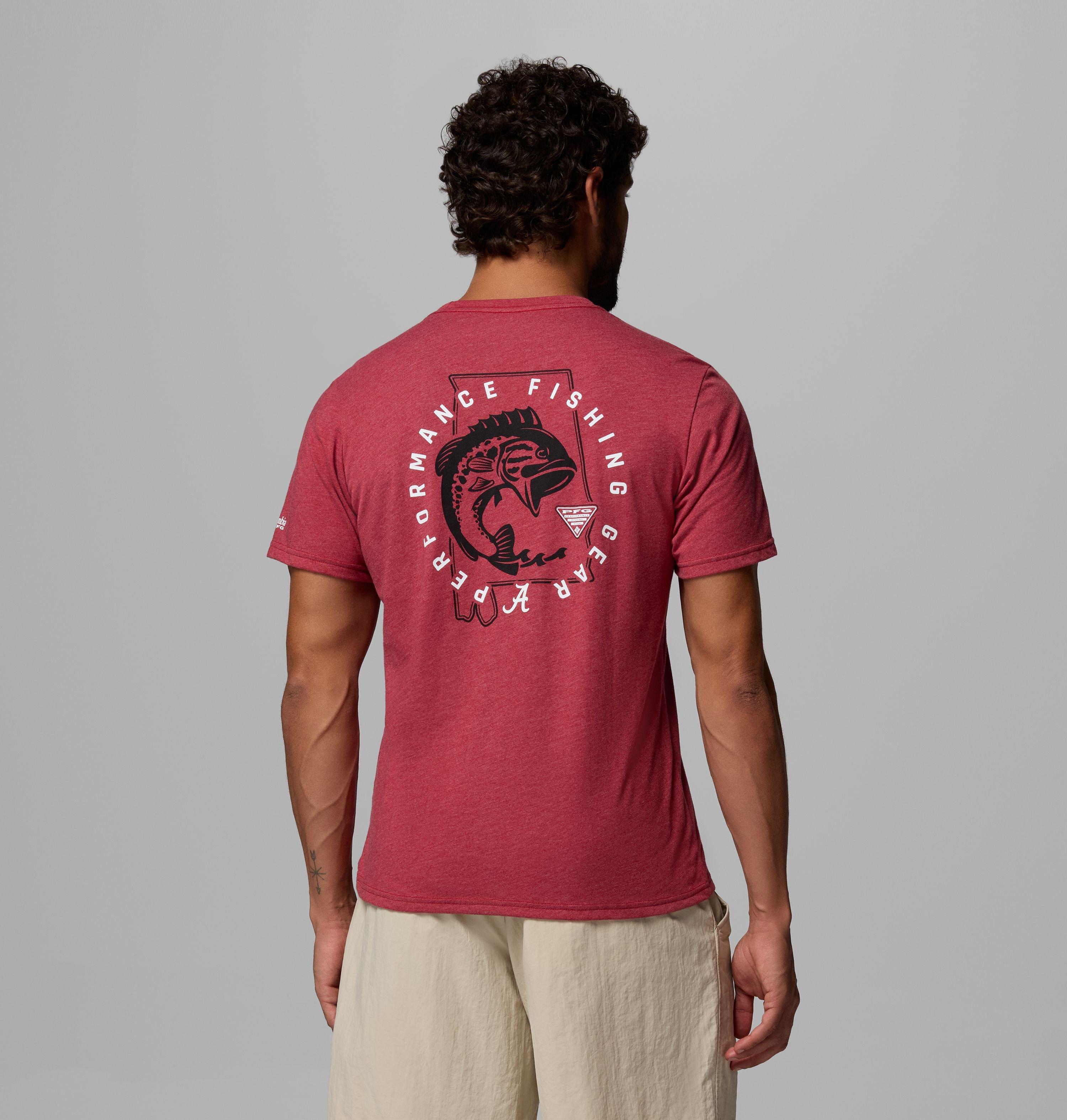 Men's Collegiate PFG Short Sleeve Shirt - Alabama 3