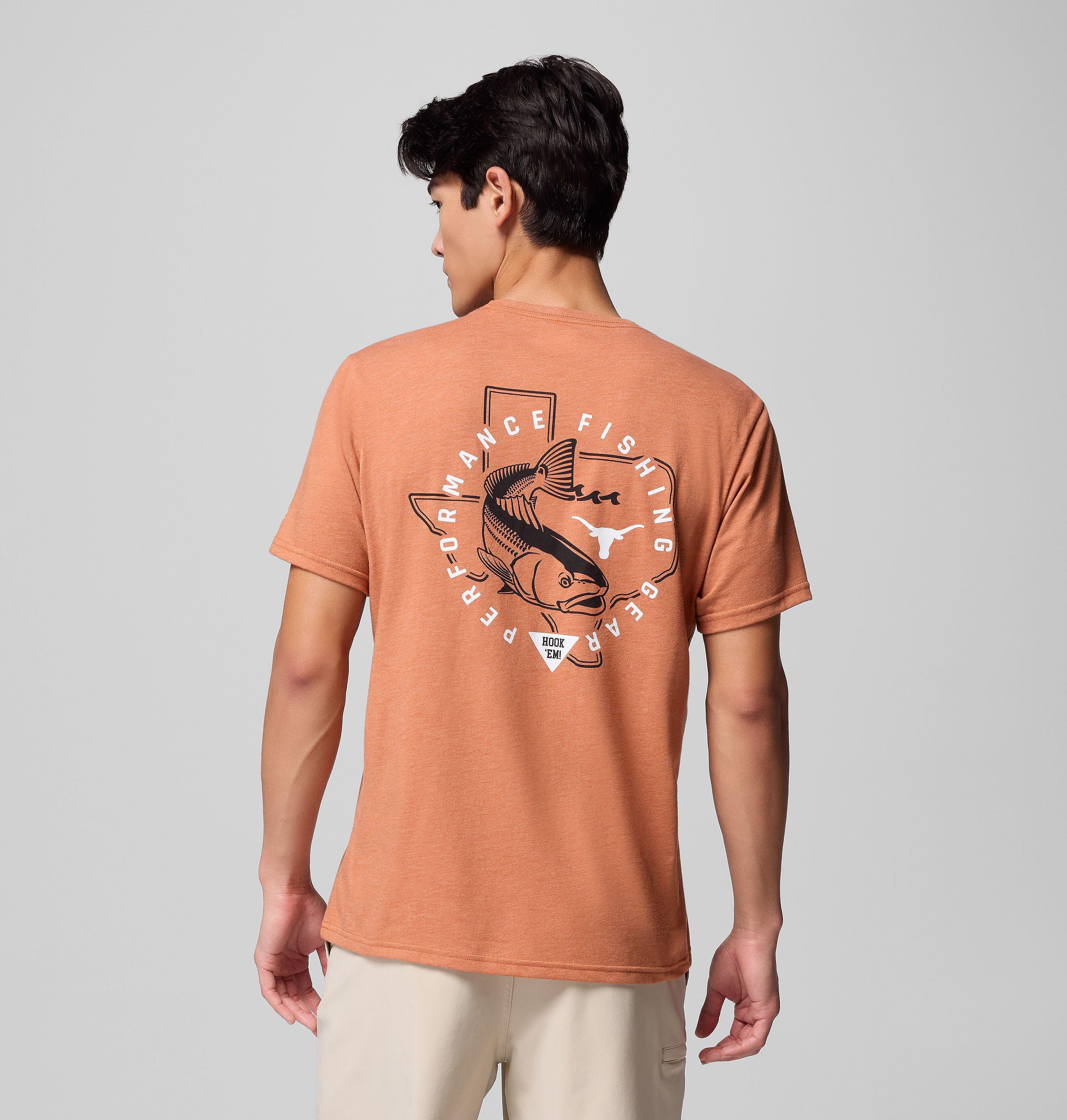 Men's Collegiate PFG Short Sleeve Shirt - Texas 3