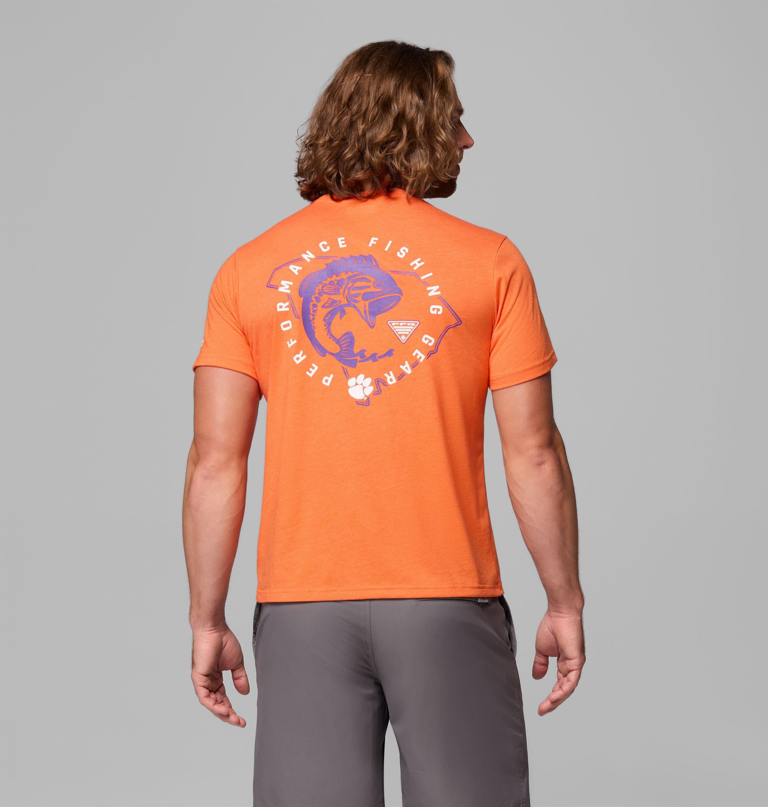Men's Collegiate PFG Short Sleeve Shirt - Clemson 3
